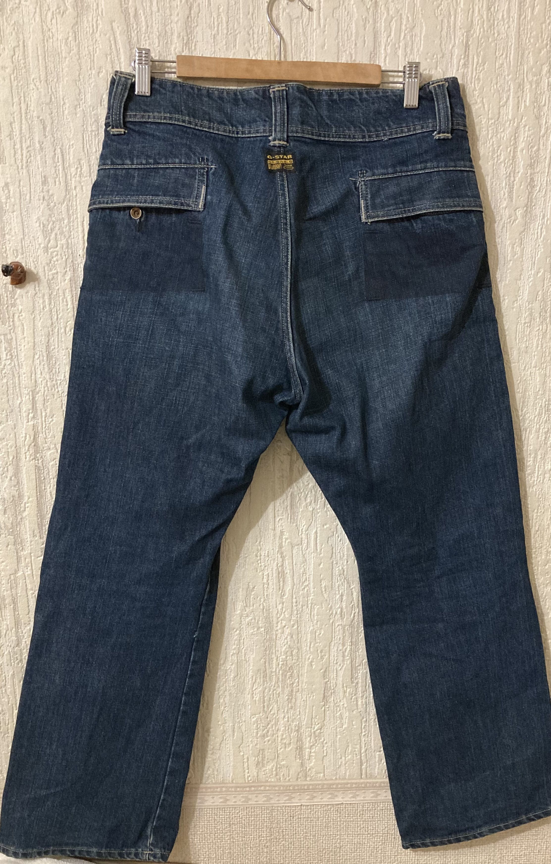 G-Star × Vintage Vintage G Star S.C. Eager Jeans Wide Straight Jeans. Size US 32 / EU 48 - 3 Thumbnail