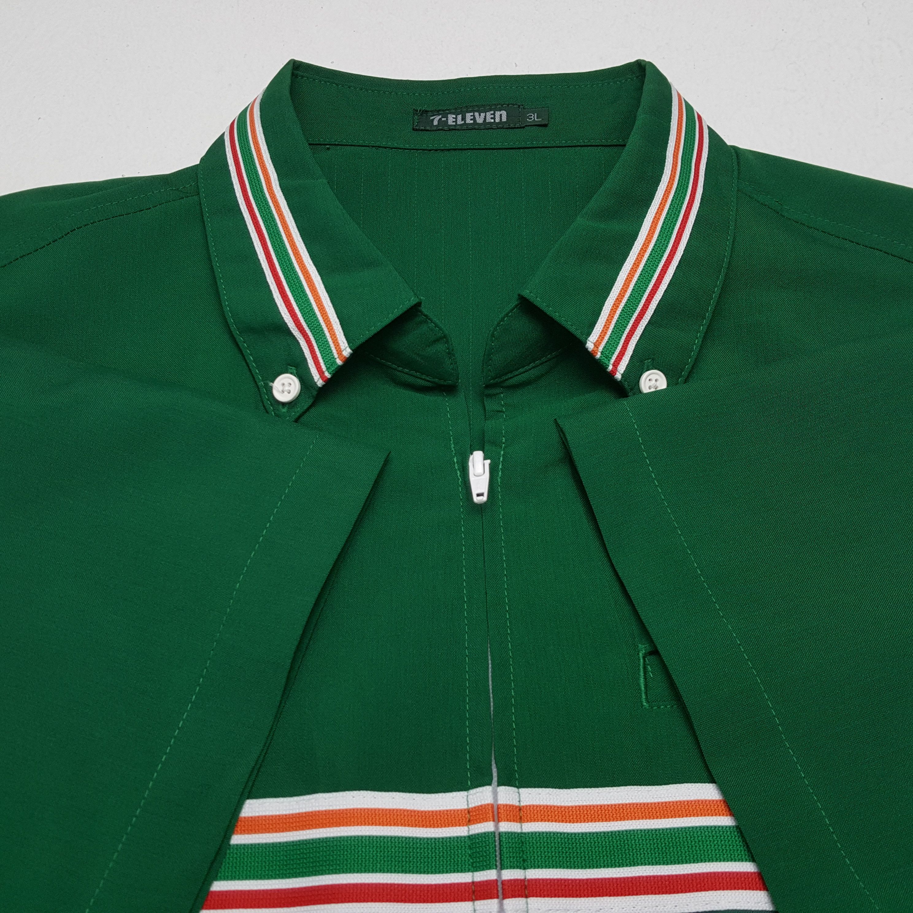 Japanese Brand × Vintage Vintage 7-ELEVEn Japanese Workers Uniform Shirt Jacket Size US M / EU 48-50 / 2 - 6 Thumbnail