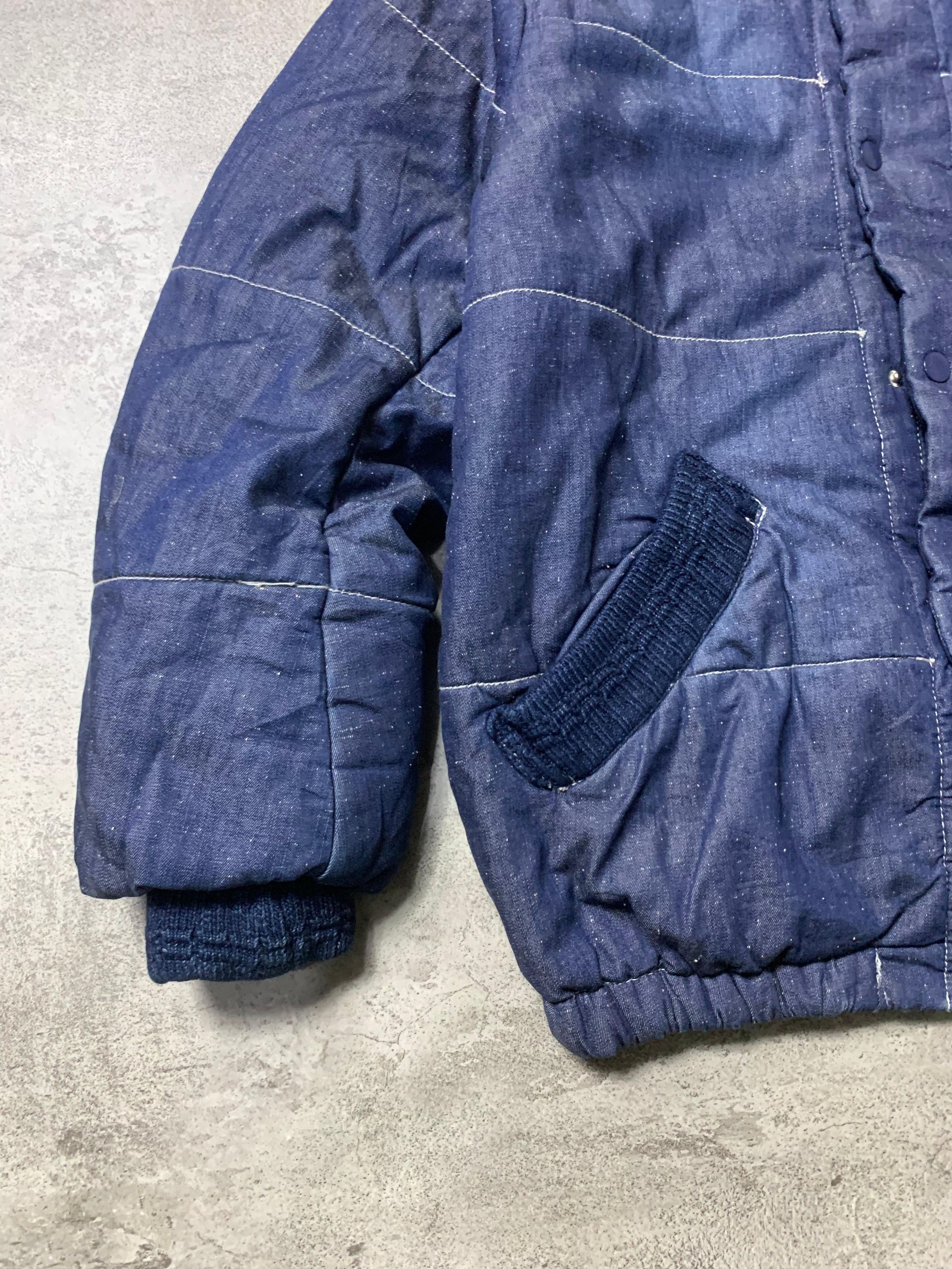 mercibeaucoup 2000s Mercibeacoup Puffer Double Zipper Denim Jacket Size US M / EU 48-50 / 2 - 3 Thumbnail