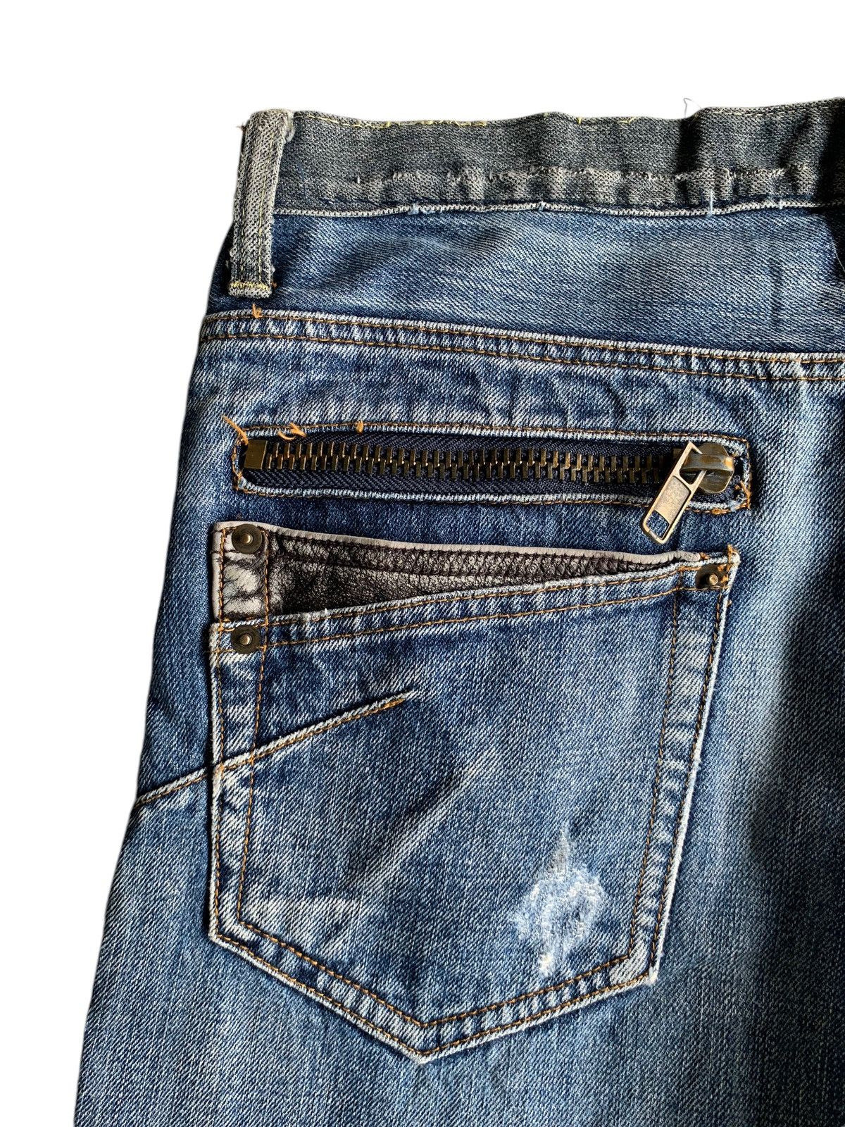 PPFM BreathMint Brthbeath Japanese Punk style Distressed Denim🎌☠️ Size US 34 / EU 50 - 13 Thumbnail