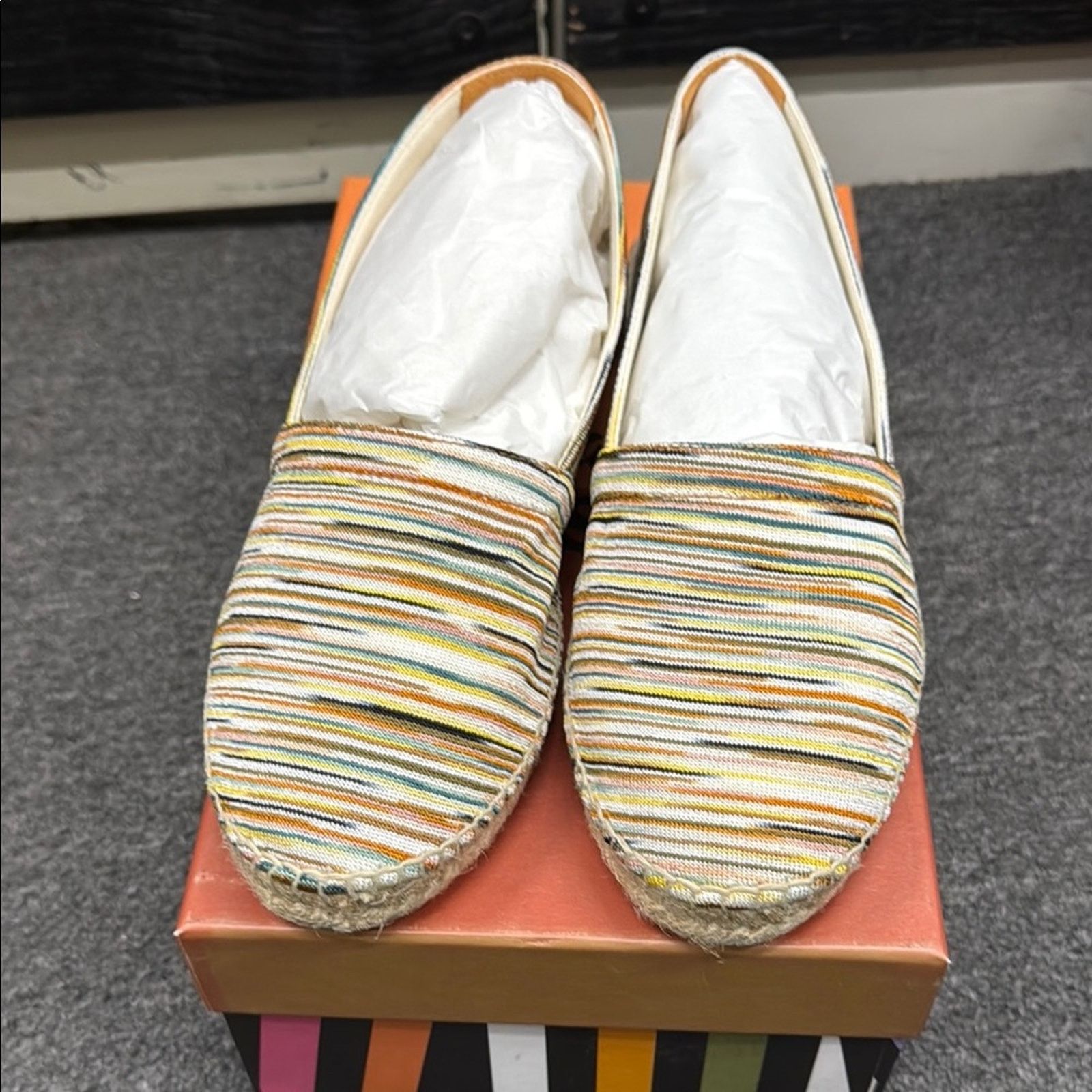 Missoni NWT Missoni Colorful Striped Espadrille sneakers Sz 40 US 10 Size US 10 / IT 40 - 1 Thumbnail