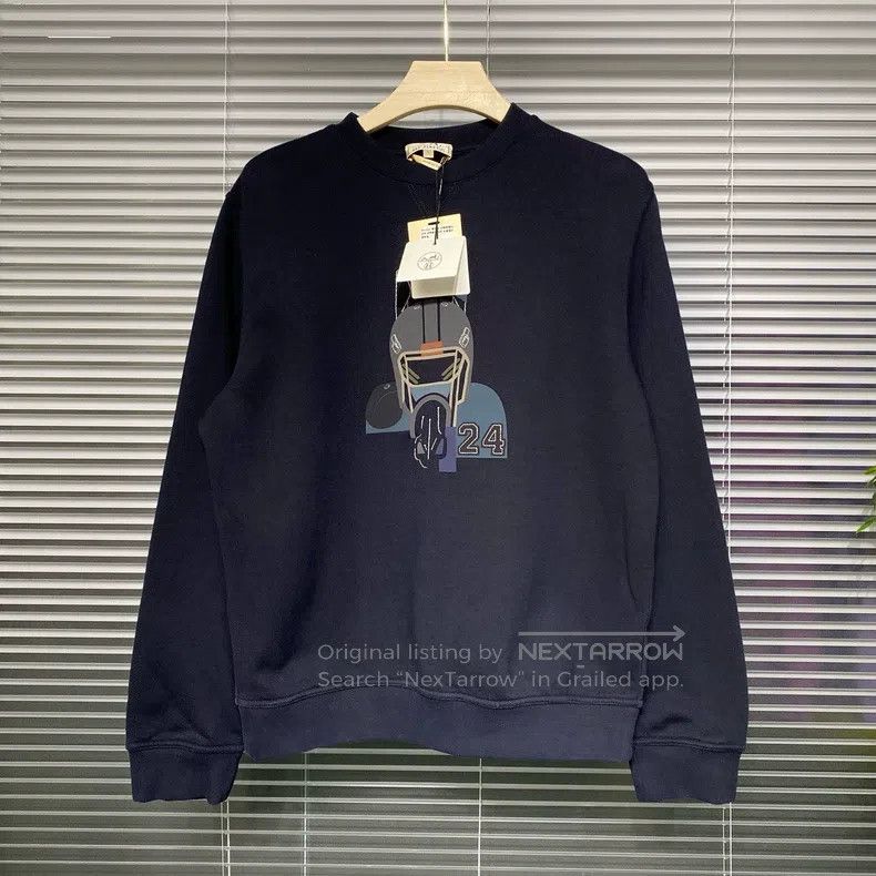 Hermes Hermes Crew neck sweatshirt, animal and number print, fitt Size L / US 10 / IT 46 - 1 Thumbnail