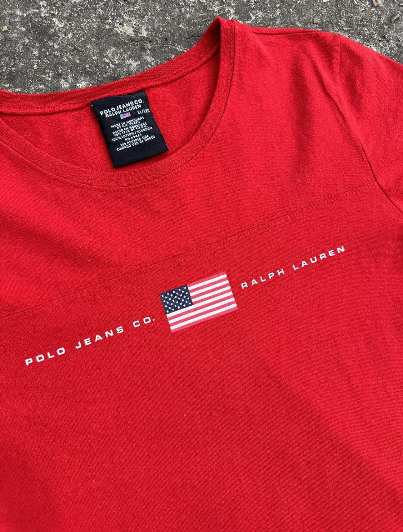 Polo Ralph Lauren Vintage Polo Ralph Lauren USA T-shirt Logo Size XL / US 12-14 / IT 48-50 - 6 Thumbnail