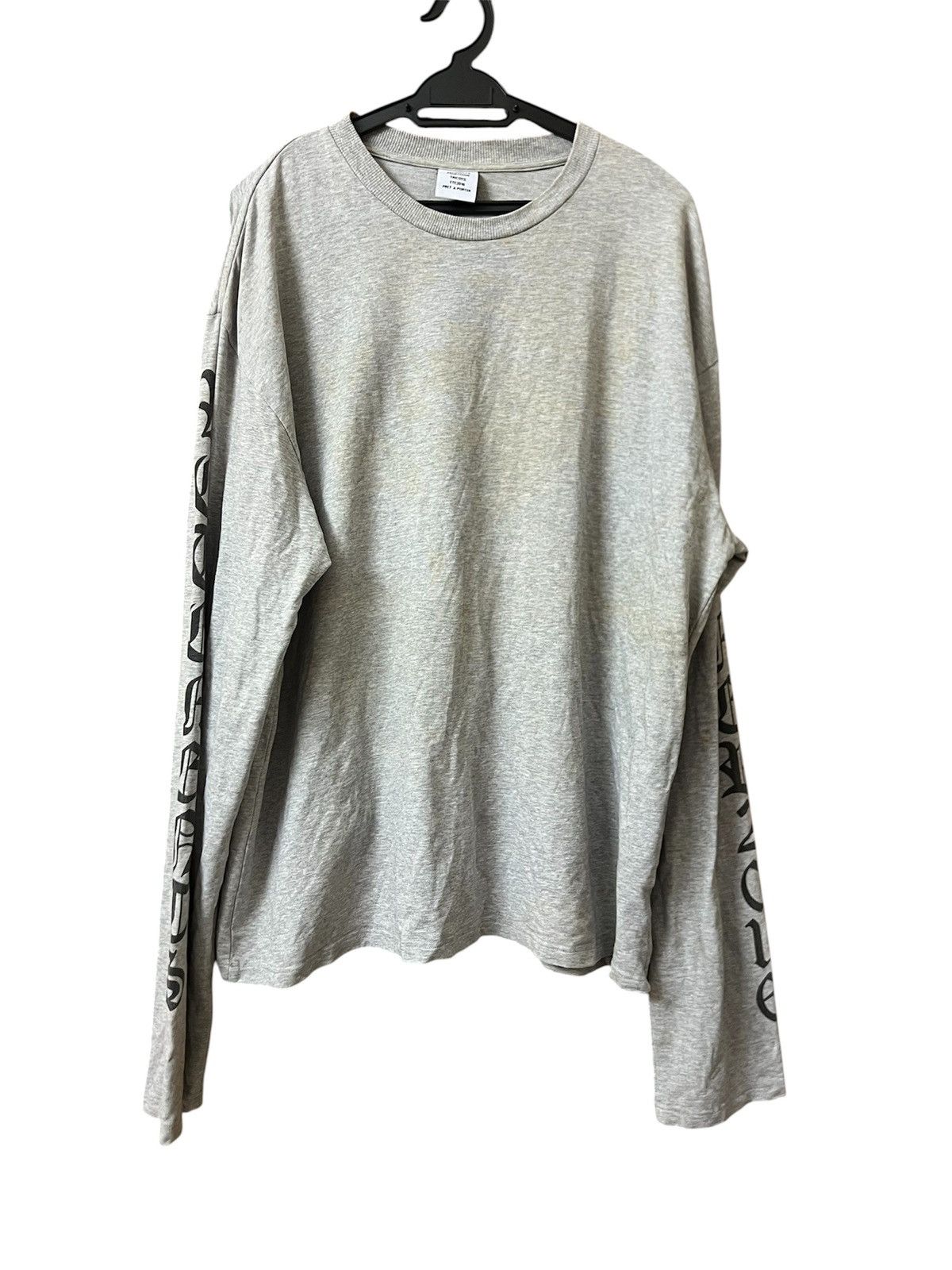 Vetements Vetement long sleeve shirt Size US L / EU 52-54 / 3 - 2 Thumbnail