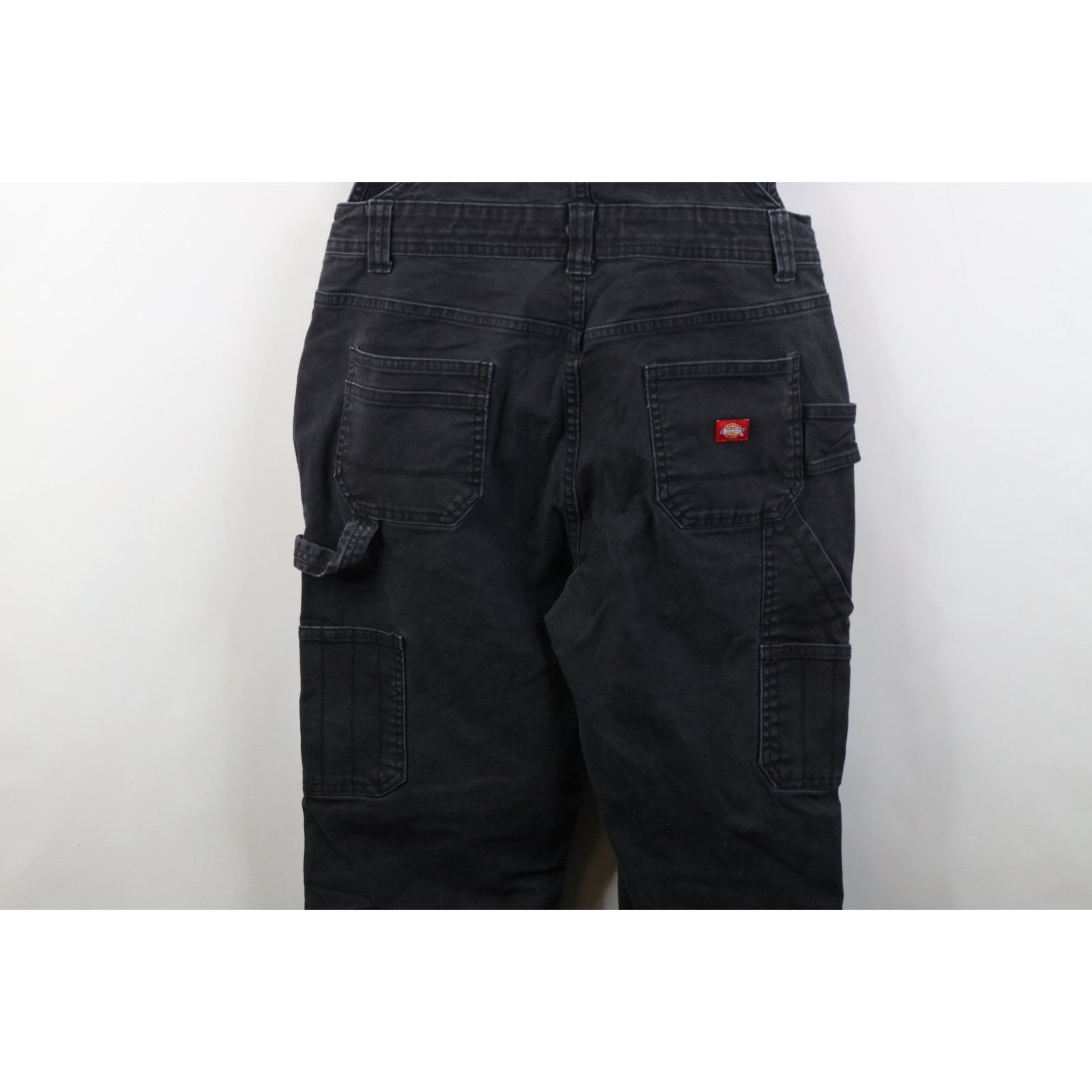 Dickies Vintage Y2K Dickies Distressed Cut Off Canvas Overalls Size 26" / US 2 / IT 38 - 19 Thumbnail