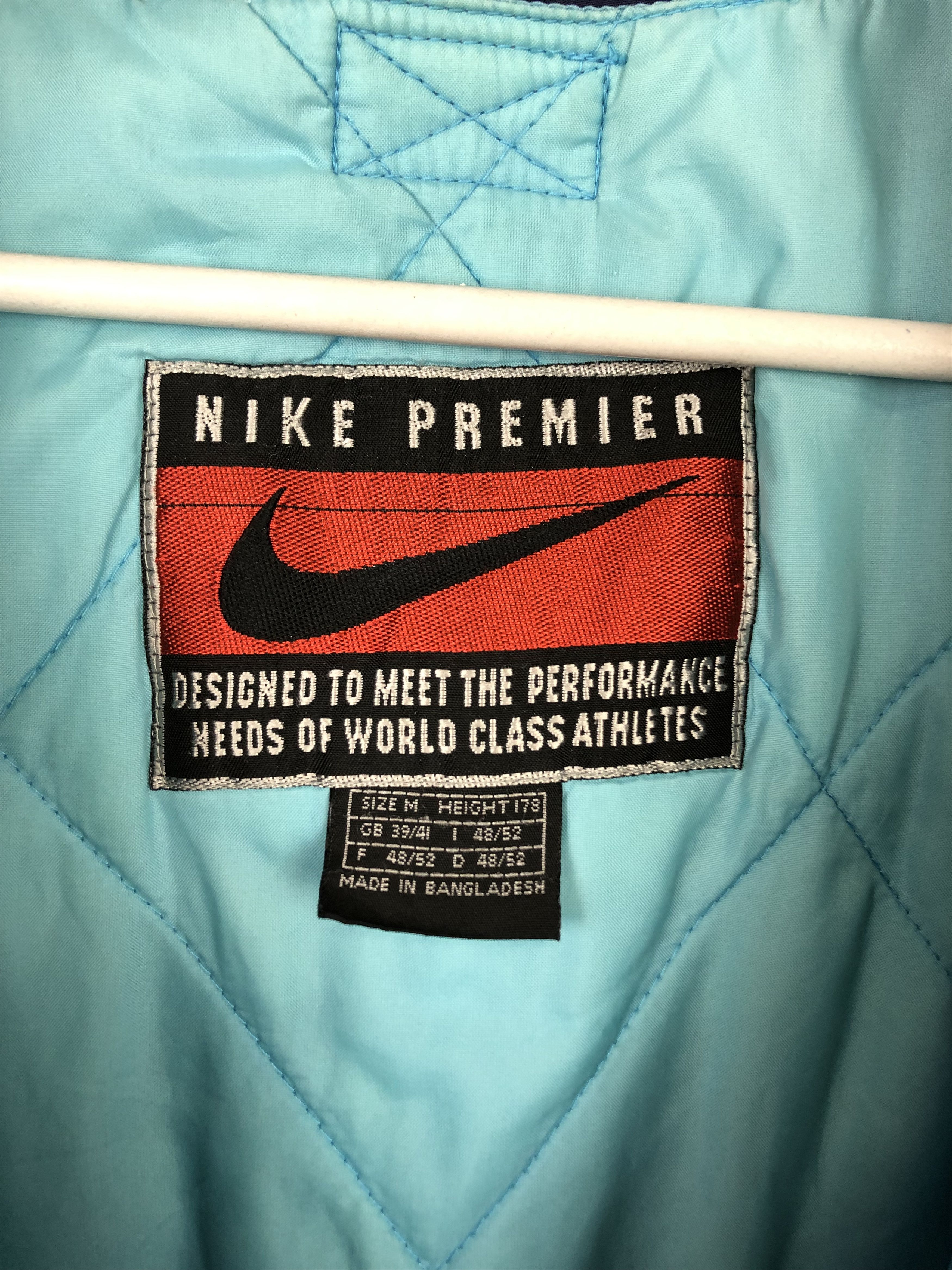Nike Vintage Nike 1860 Munich Football Jacket Bomber Blue Soccer Size US M / EU 48-50 / 2 - 7 Thumbnail