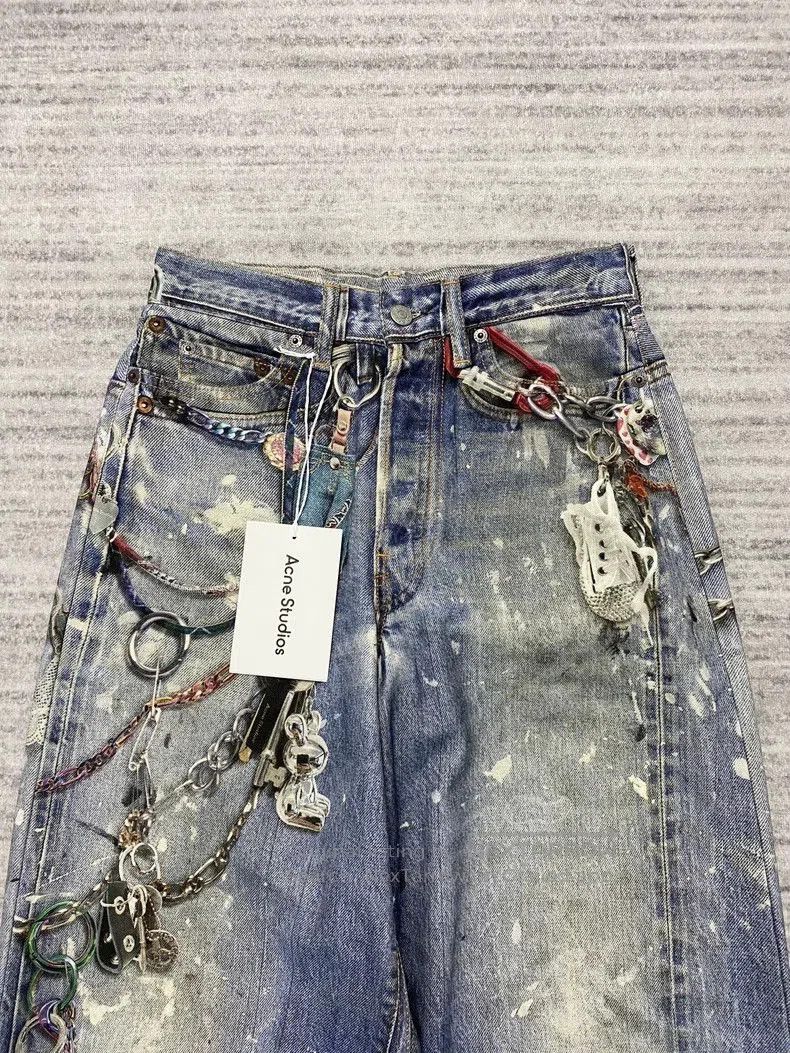 Acne Studios Digital Print 3D Baggy Jeans. Size US 32 / EU 48 - 2 Thumbnail