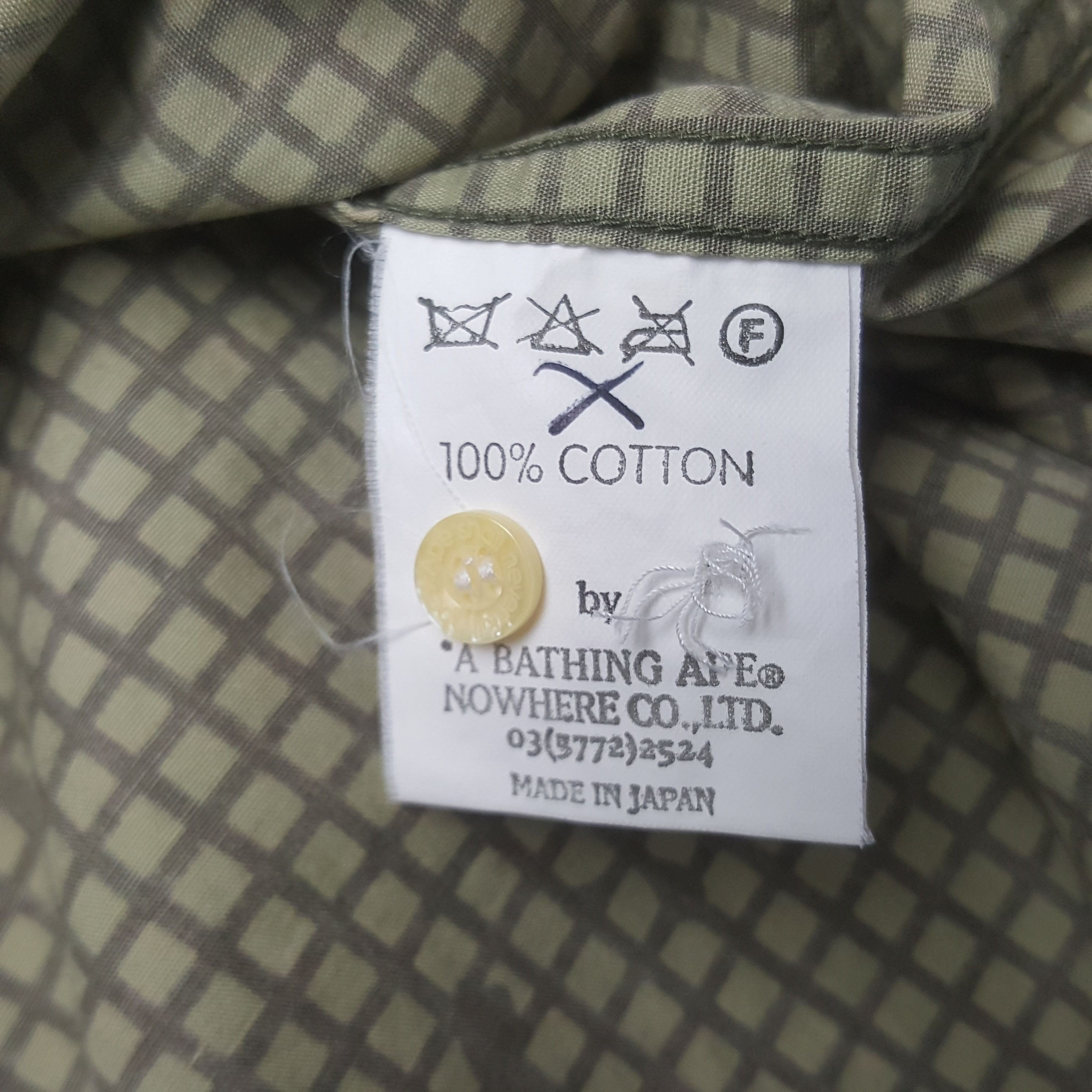 Bape Vintage A Bathing Ape Military Button Up Shirt Size US XS / EU 42 / 0 - 8 Thumbnail