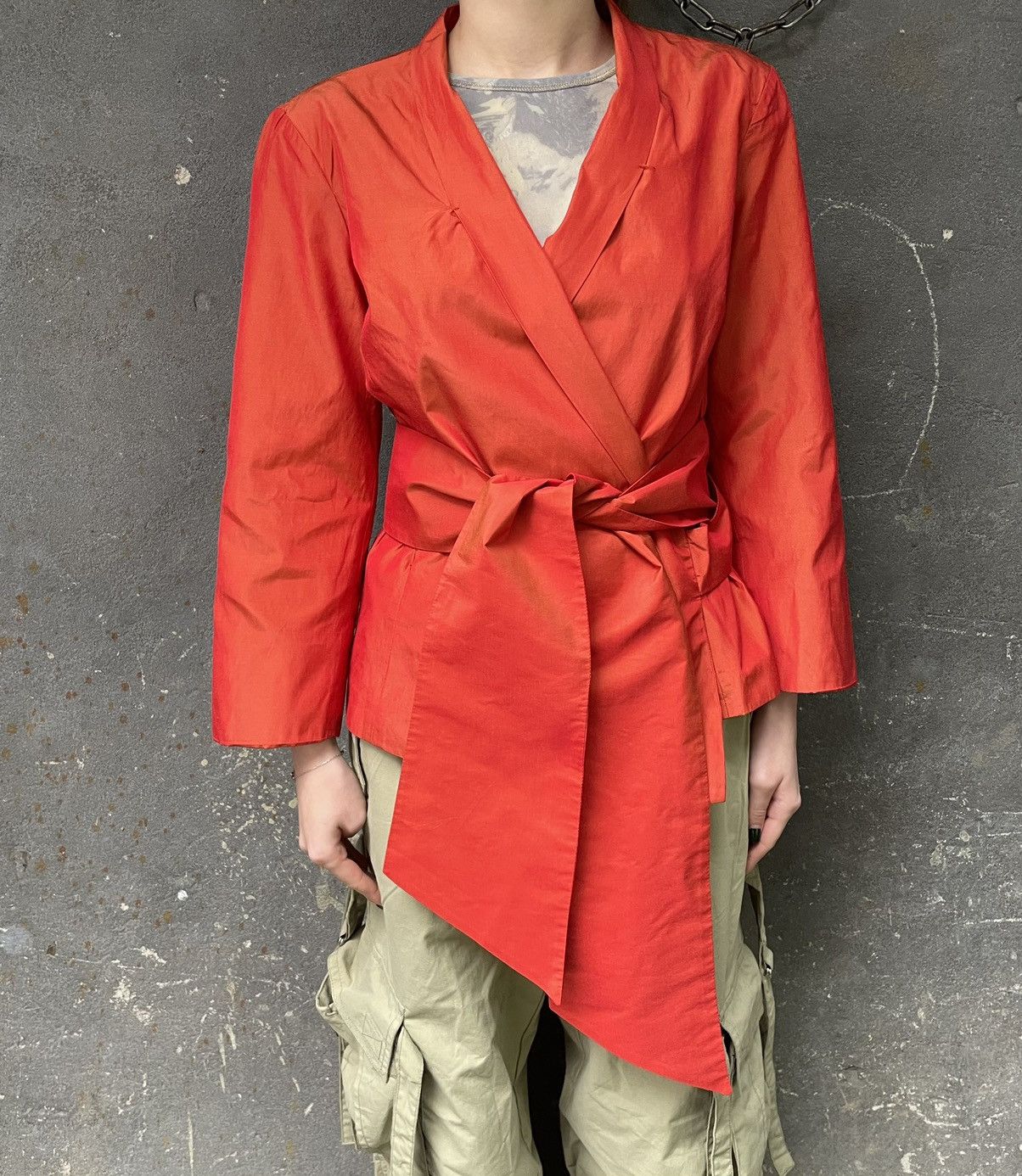 Vintage Max Mara 90’s Wrap Blouses Silk VERY RARE