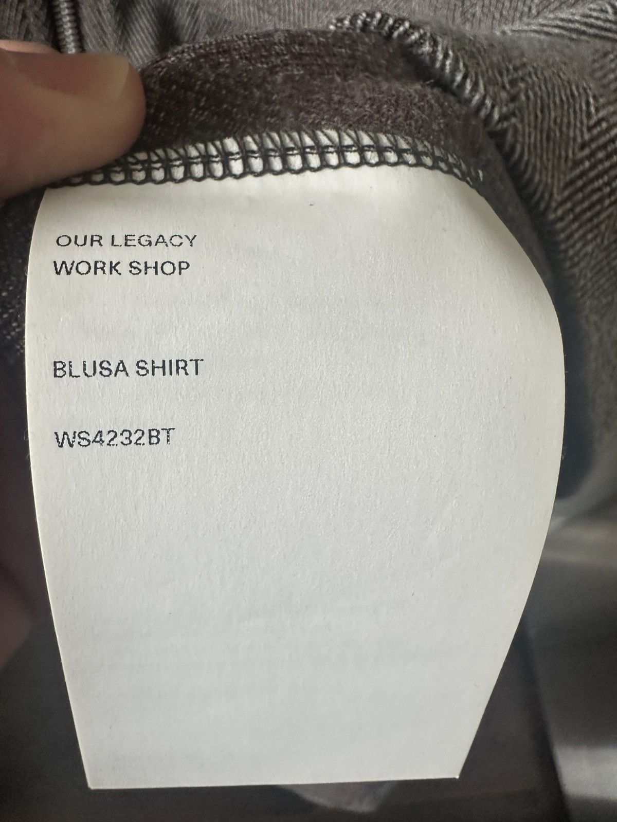 Emporio Armani × Our Legacy Blusa Shirt Size US M / EU 48-50 / 2 - 5 Thumbnail