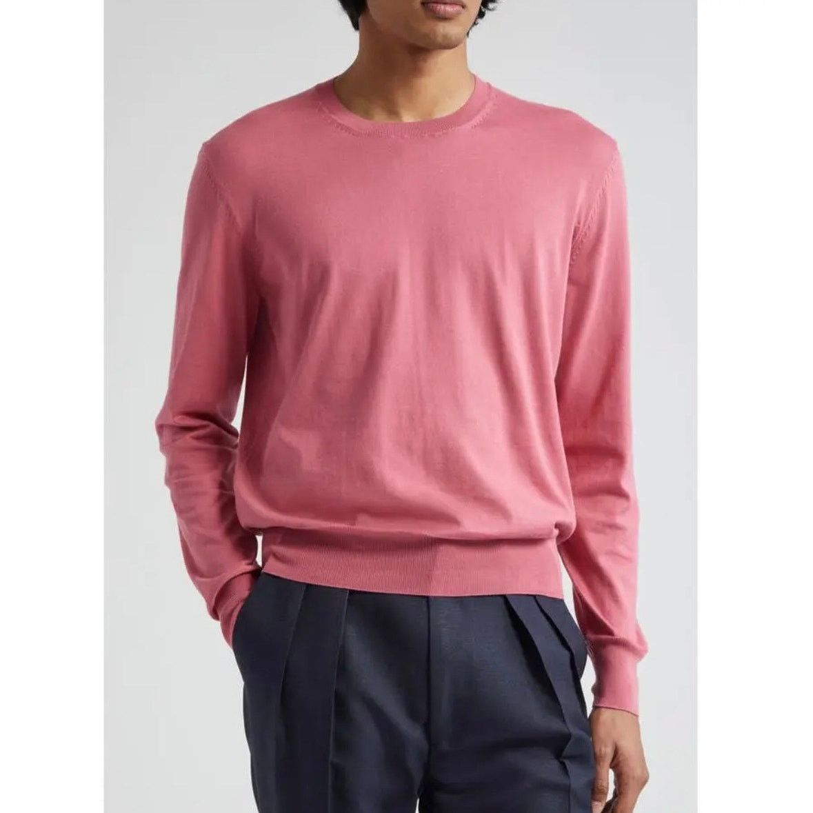 Tom Ford $1,250 NWT TOM FORD Luxury Cotton Sweater in Flamingo Size US L / EU 52-54 / 3 - 1 Thumbnail