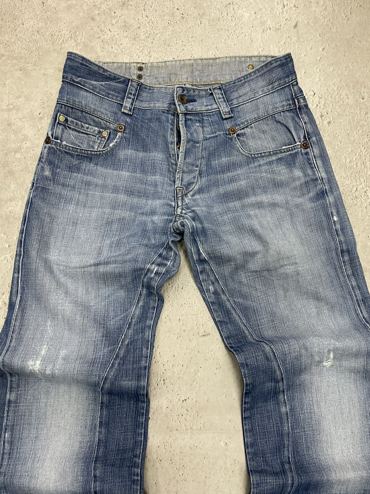G-Star Rare flared y2k g star raw distressed jeans y2k Size US 31 - 3 Thumbnail