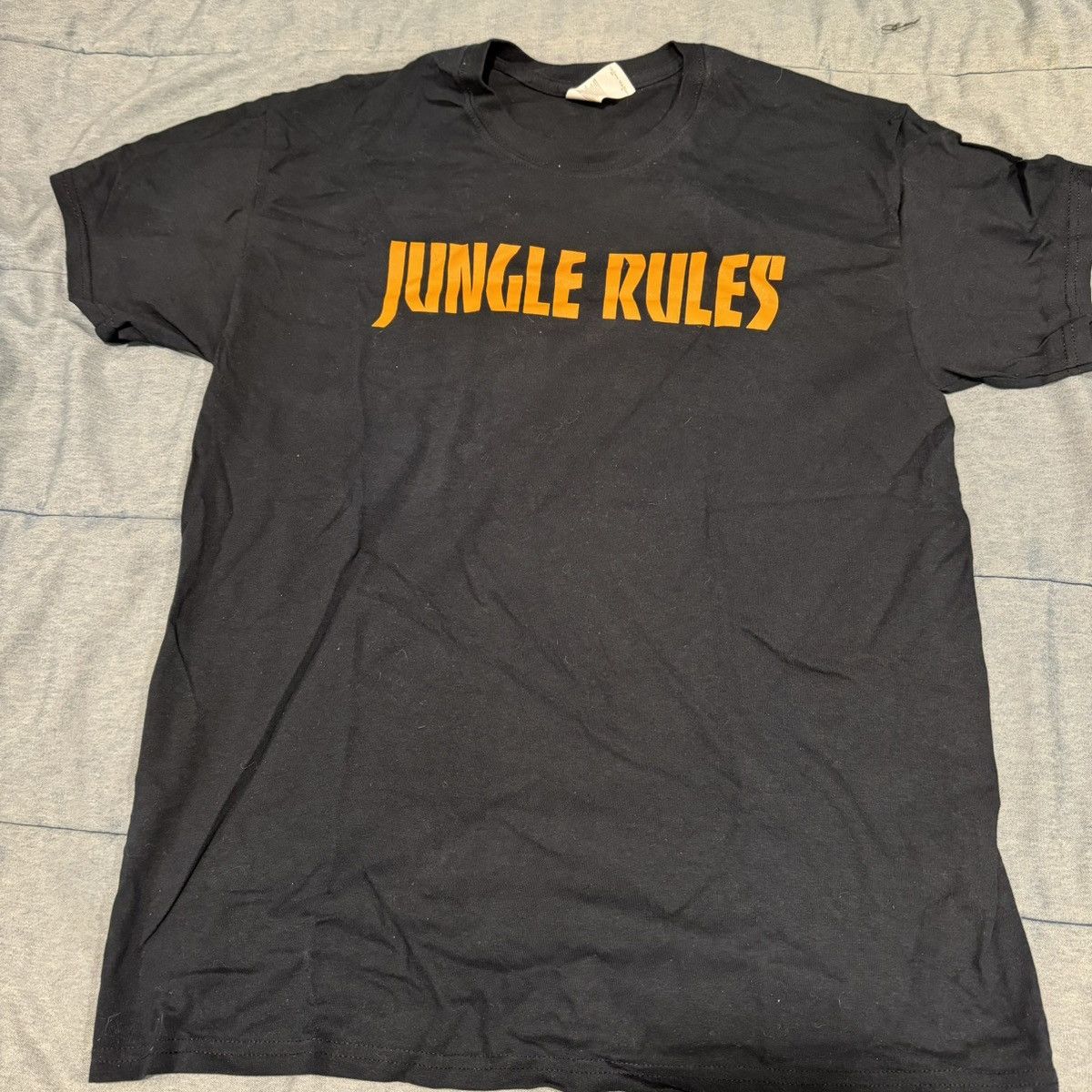 image of Band Tees x Vintage French Montana Jungle Rules Promo Tee in Black, Men's (Size Large)