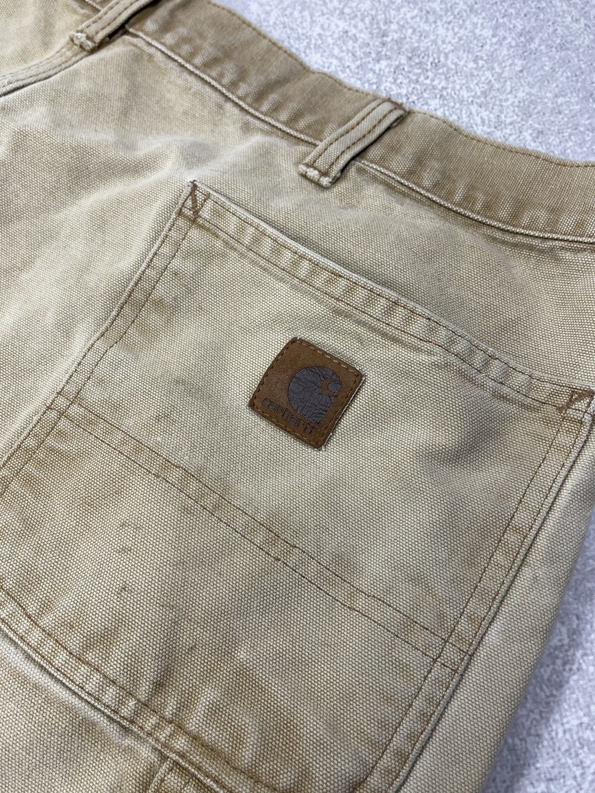 Carhartt Vintage Carhartt B11 BRN Carpenter Pants Distressed Workwear Size US 38 / EU 54 - 4 Thumbnail