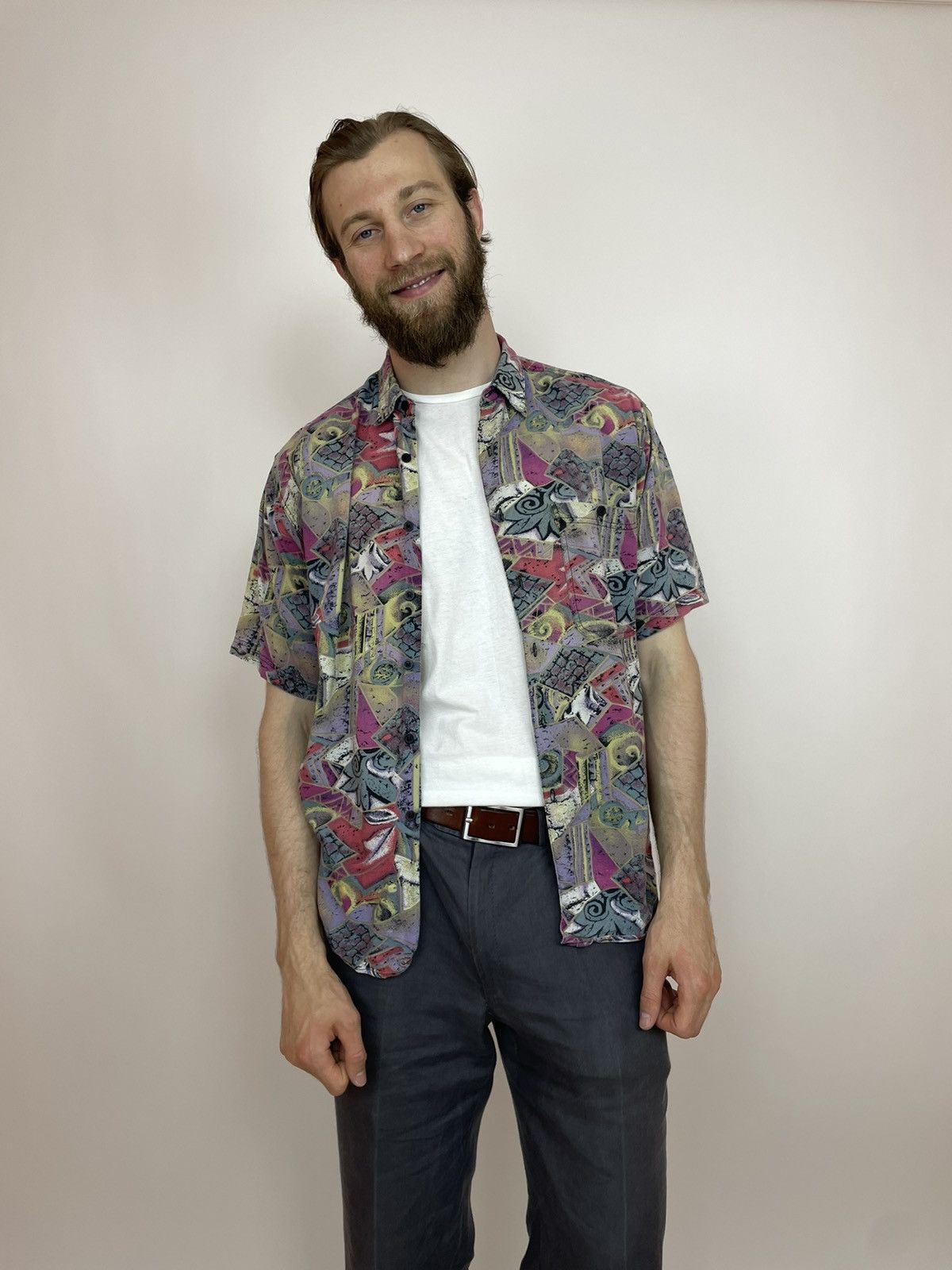 Esprit ESPRIT by CAMPUS Vintage Hawaii Shirt Short Sleeve Large Size US L / EU 52-54 / 3 - 5 Thumbnail