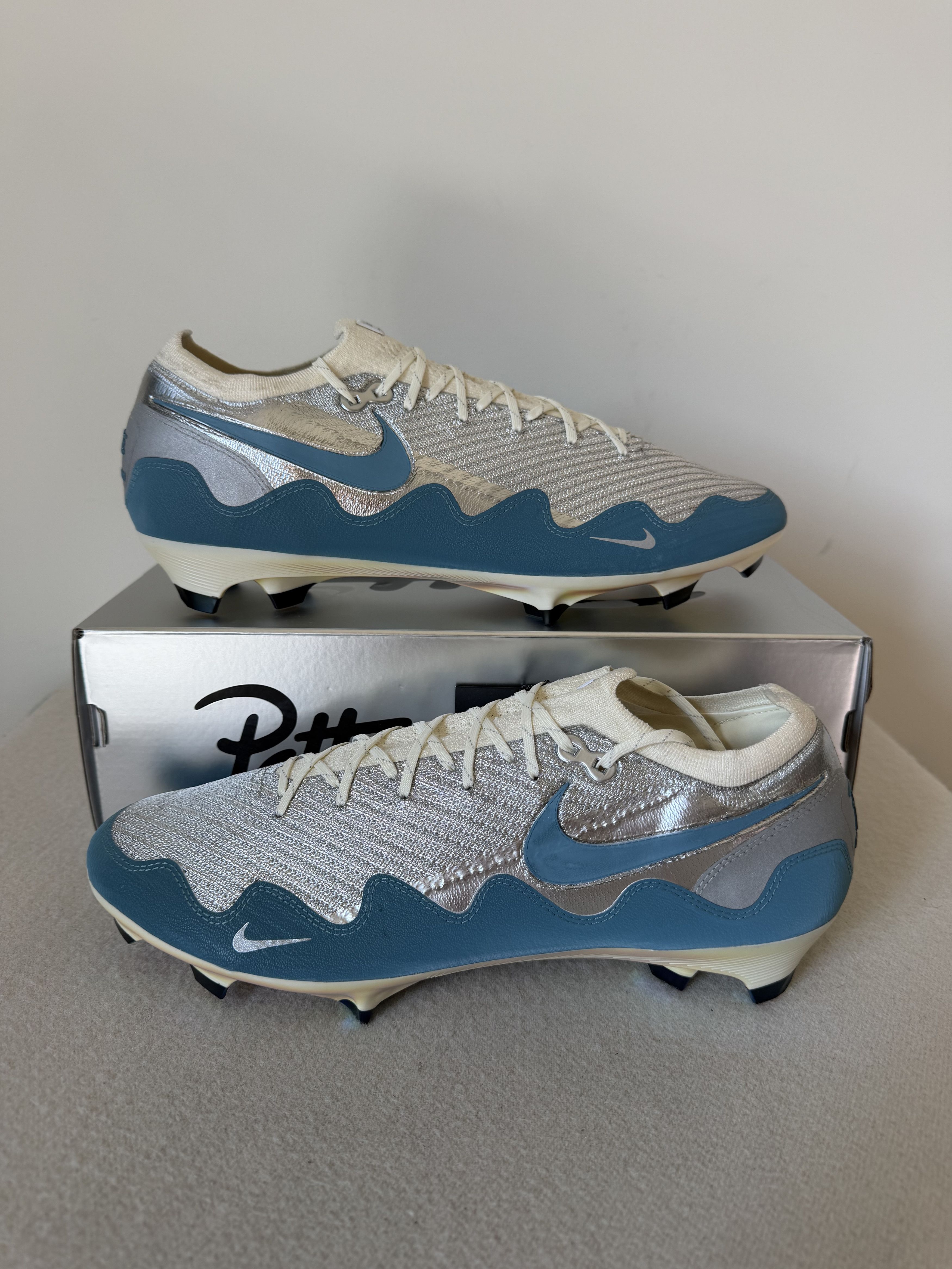 Nike Nike Patta Zoom Vapor 16 Elite FG SE in Chrome Aqua Size US 12 / EU 45 - 2 Thumbnail