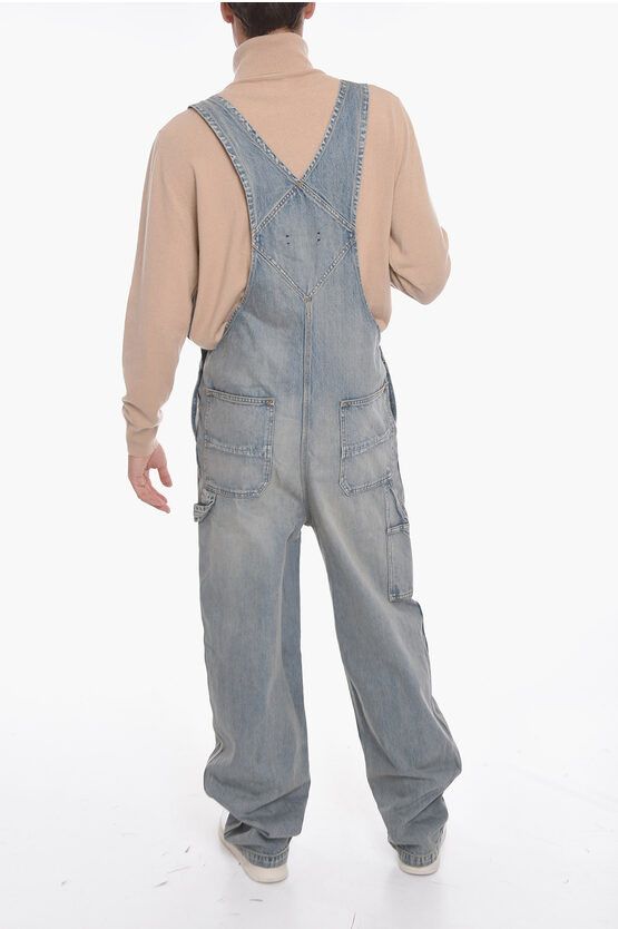 Amiri o1y0525 Denim Overall in Blue Size US 34 / EU 50 - 4 Thumbnail