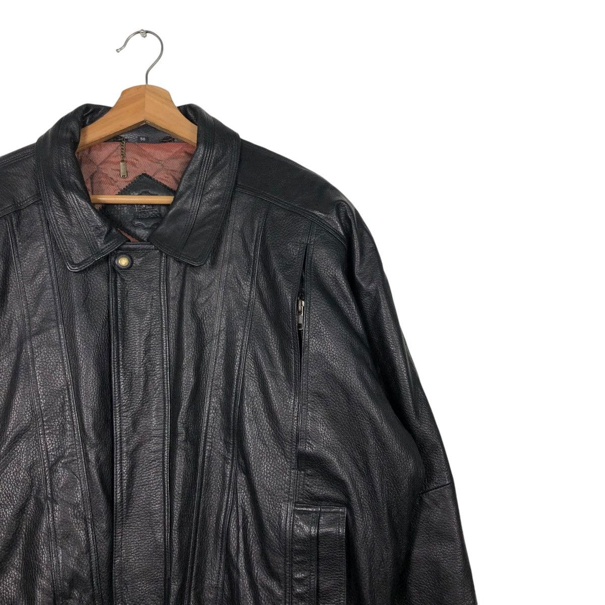 Aero Leathers VINTAGE BIKER GENUINE LEATHER JACKET ECHT LEDER ISSEY MIYAKE Size US M / EU 48-50 / 2 - 8 Thumbnail