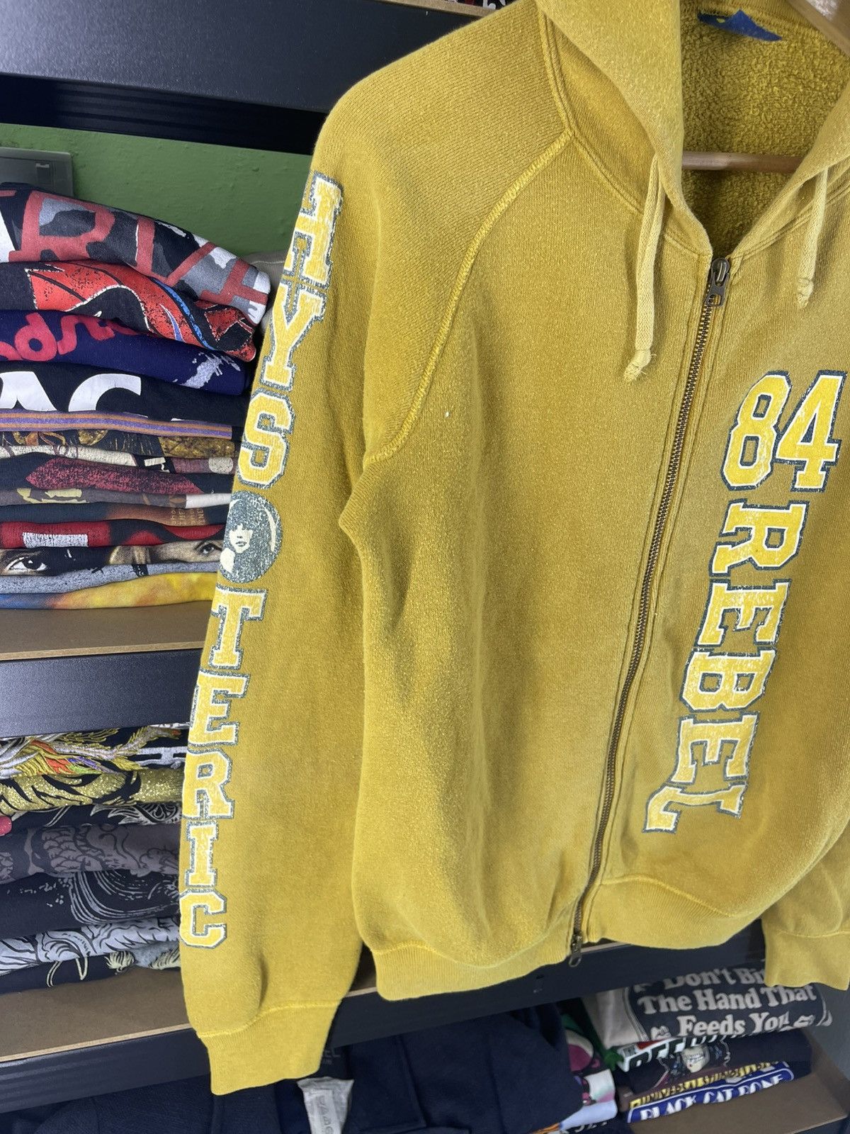 Hysteric Glamour Hysteric Glamour 90's Vintage 84 Rebel USA Hoodie Size ONE SIZE - 2 Thumbnail