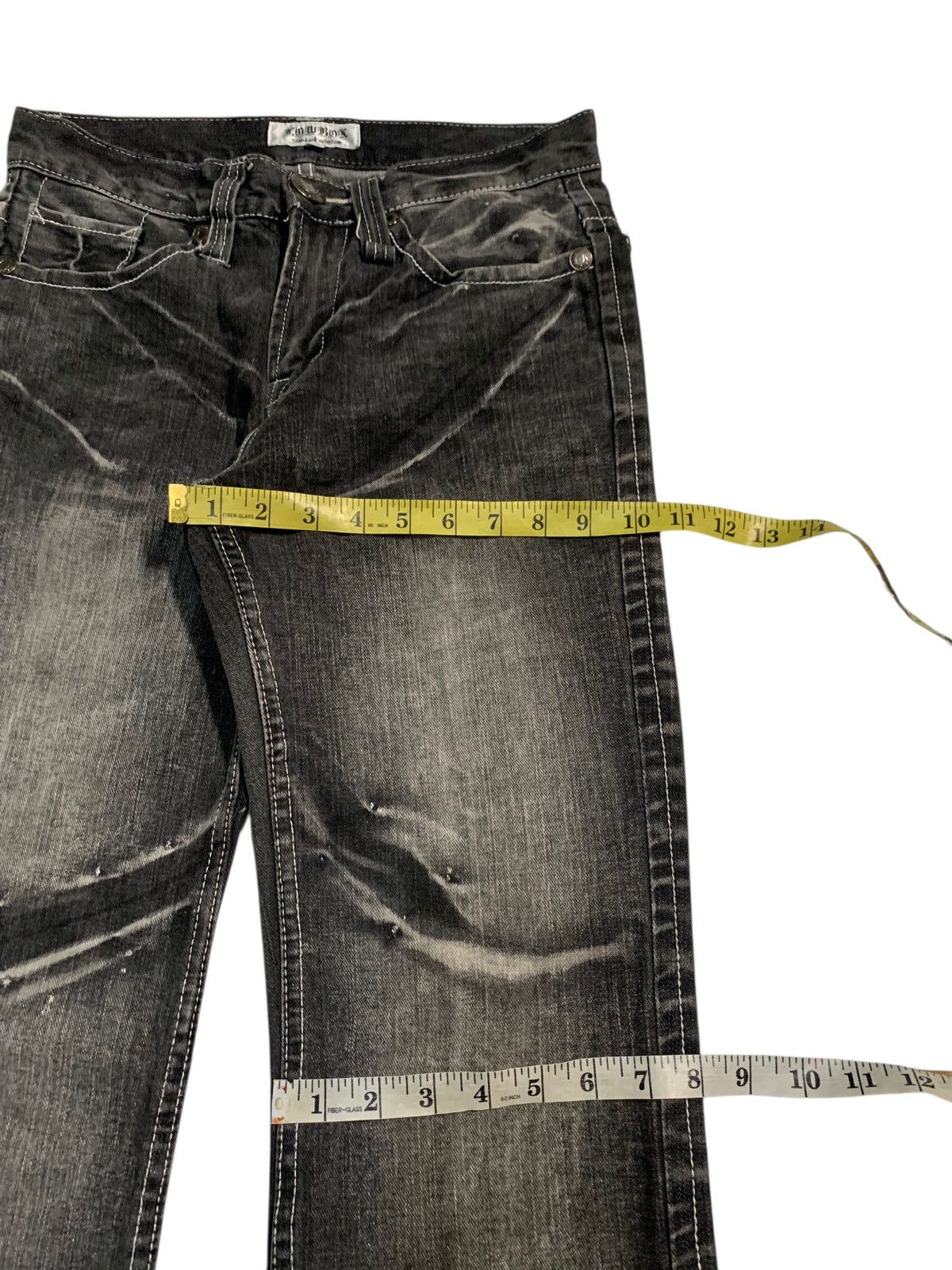LOWBOX LOWBOX PUNK RUSTY CLAWMAX JAPANESE DISTRESSED DENIM Size US 30 / EU 46 - 18 Thumbnail