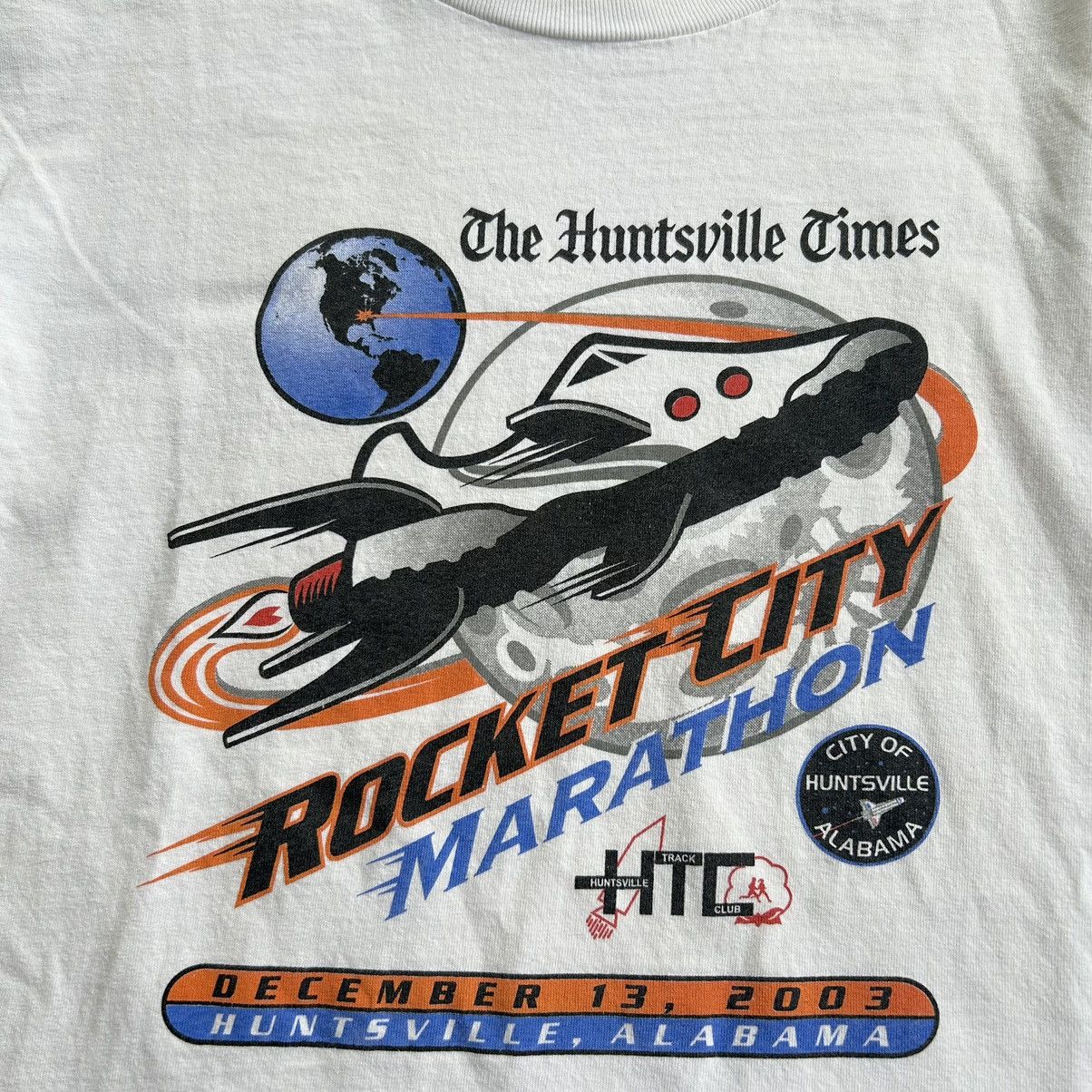 Vintage Vintage Huntsville Alabama Space NASA Style Marathon T Shirt Size US M / EU 48-50 / 2 - 2 Thumbnail