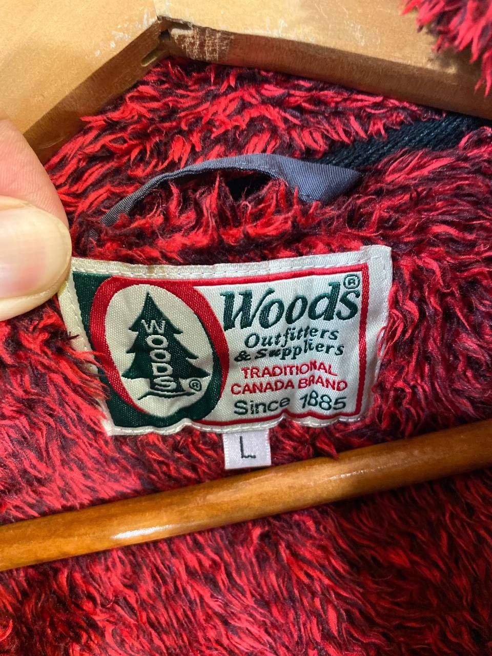 Other woods canada red fleece jacket nice design Size US L / EU 52-54 / 3 - 6 Thumbnail