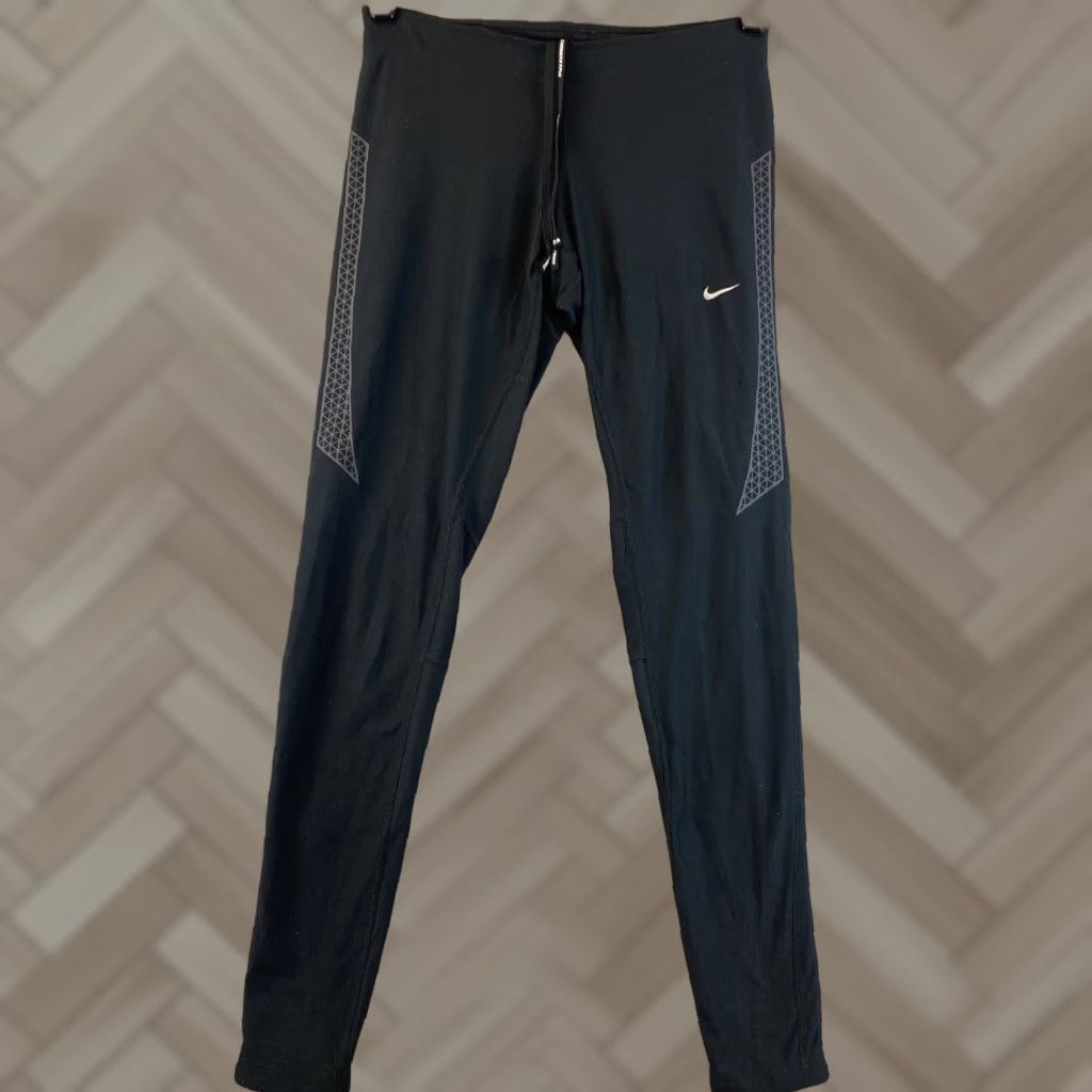 Nike Nike Dri-FIT Pants Womens Size S Black Athletic Running Yoga Leggings /48-35 Size 28" / US 6 / IT 42 - 1 Thumbnail