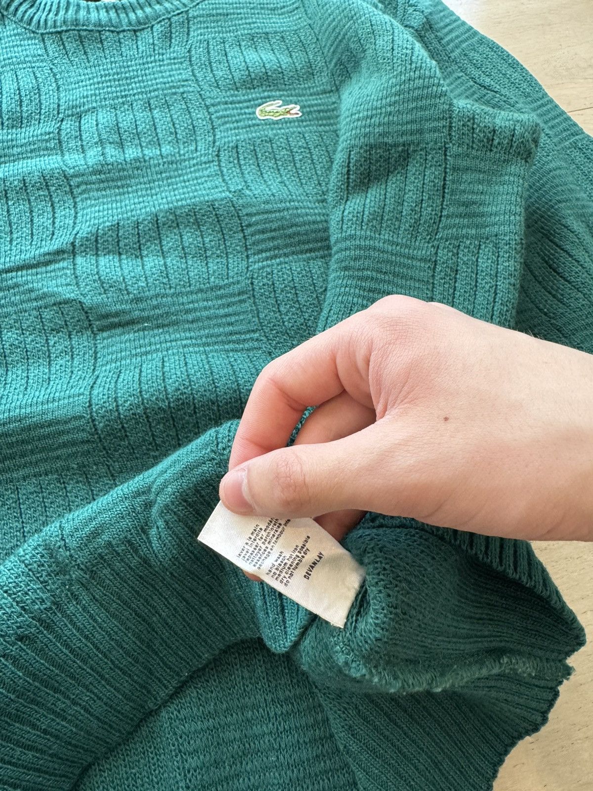 Lacoste × Vintage Lacoste Vintage Knit Sweater Size US XL / EU 56 / 4 - 7 Thumbnail