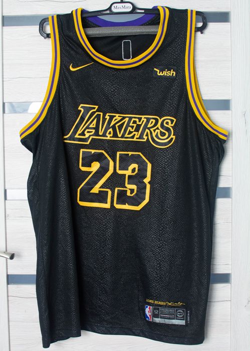 Nike NBA LA Lakers Lebron James #23 Swingman Jersey Size 52 Wish Logo