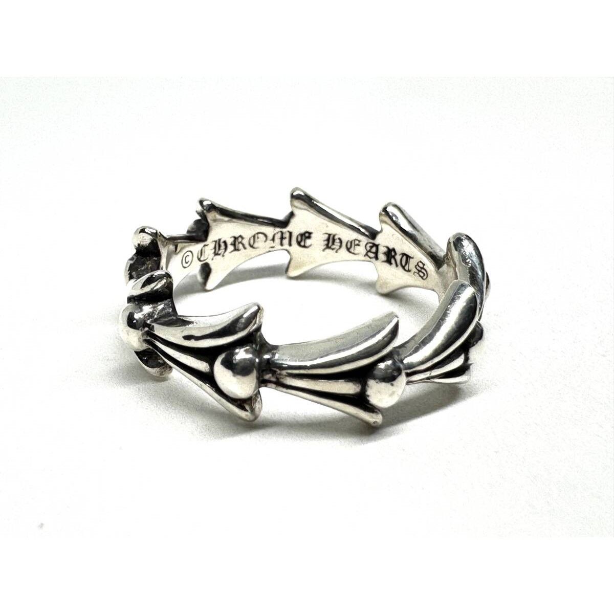 Chrome Hearts Chrome Hearts Cross Tail Ring Silver 925 2002 Sz US