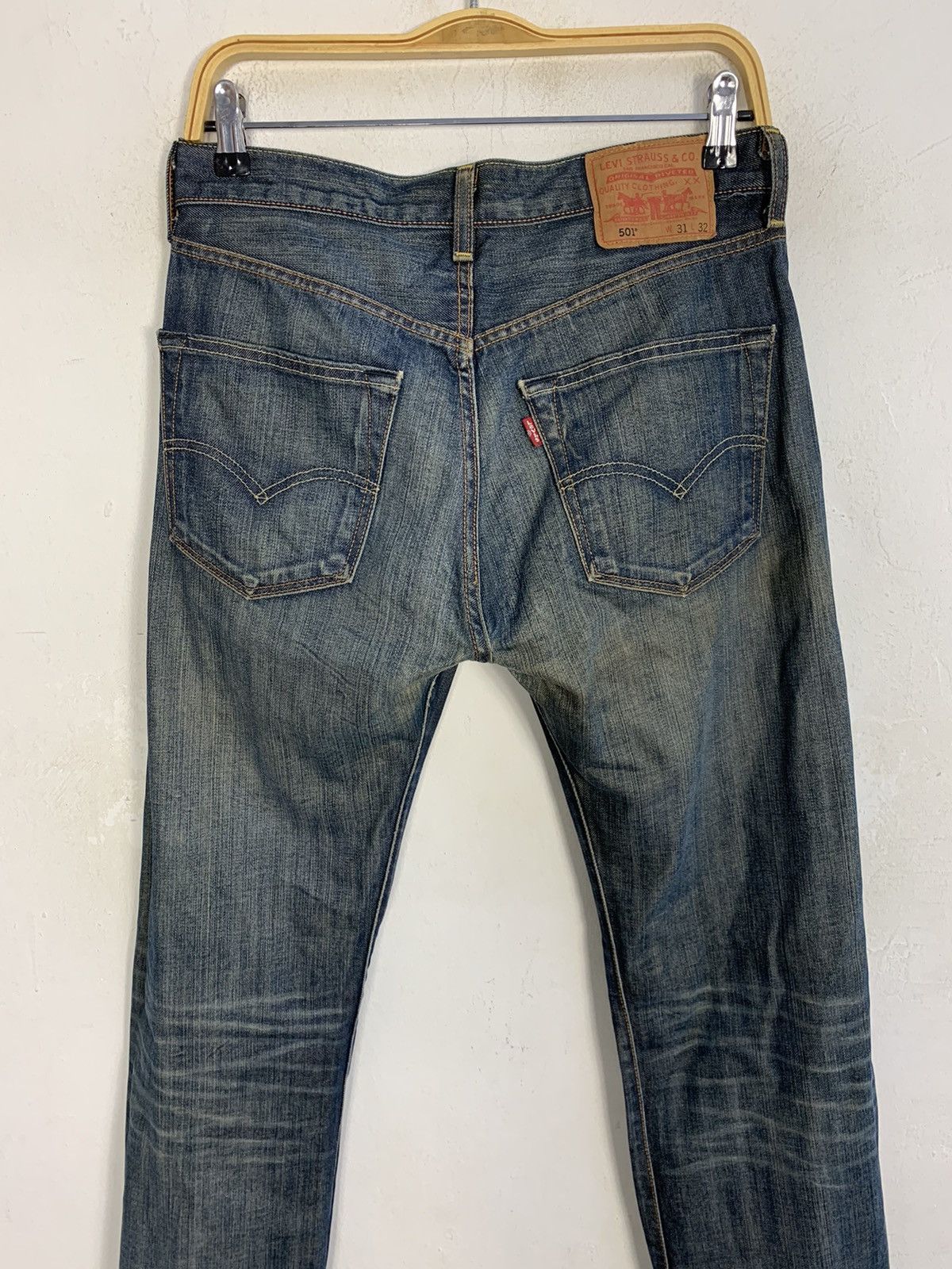 Levi's Hype 90s Levi’s Strauss Lot 501 Indigo Denim Jeans Buttonfly Size US 29 - 4 Thumbnail