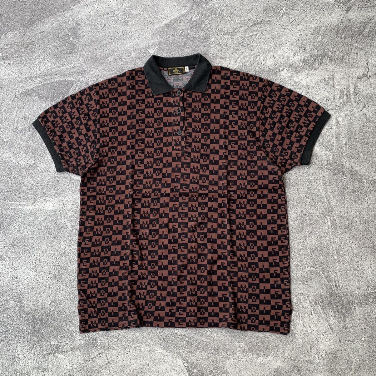 Fendi Fendi monogram Polo Tee Size US M / EU 48-50 / 2 - 1 Thumbnail