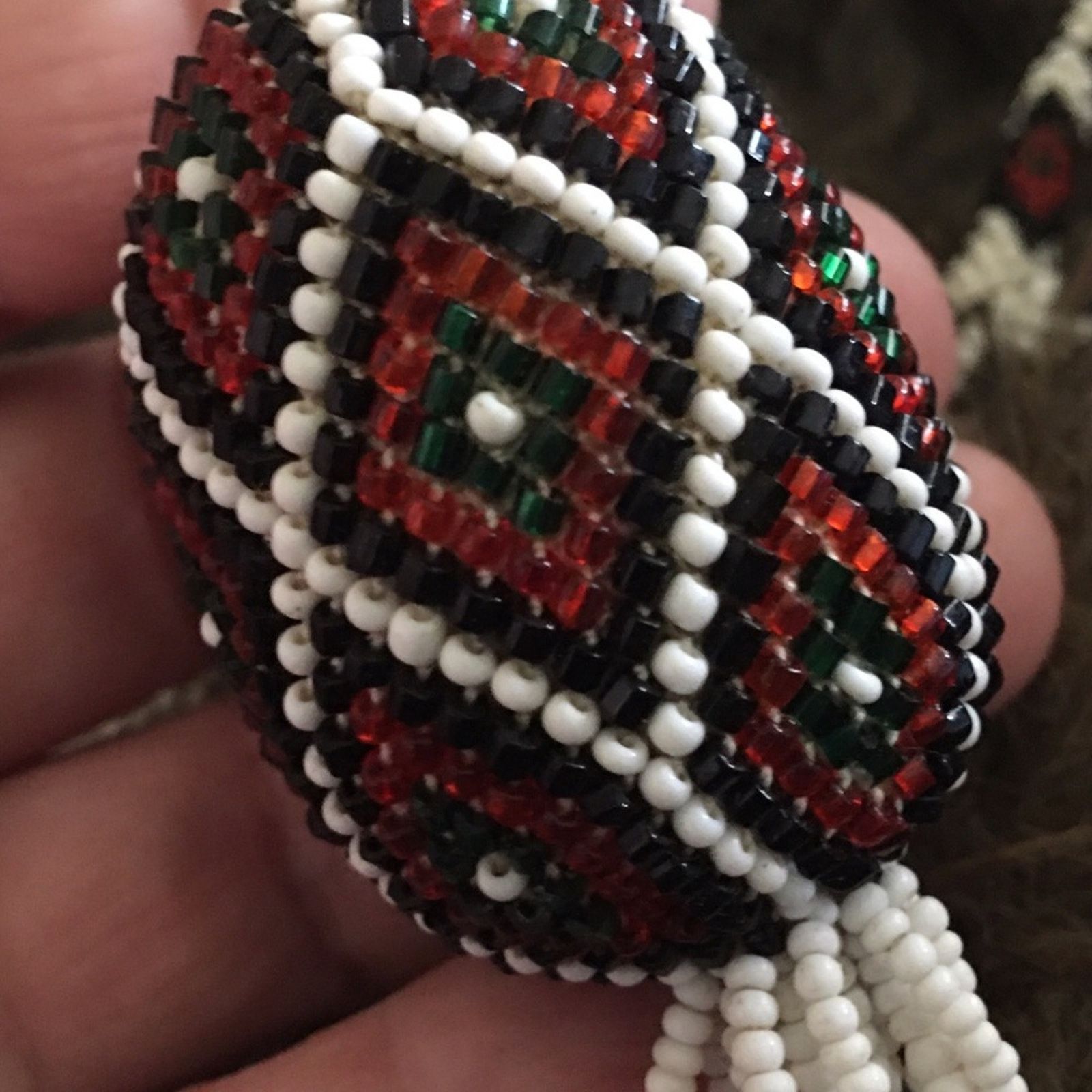 Jewelry Handmade seed bead pineapple fringe necklace Size ONE SIZE - 8 Thumbnail