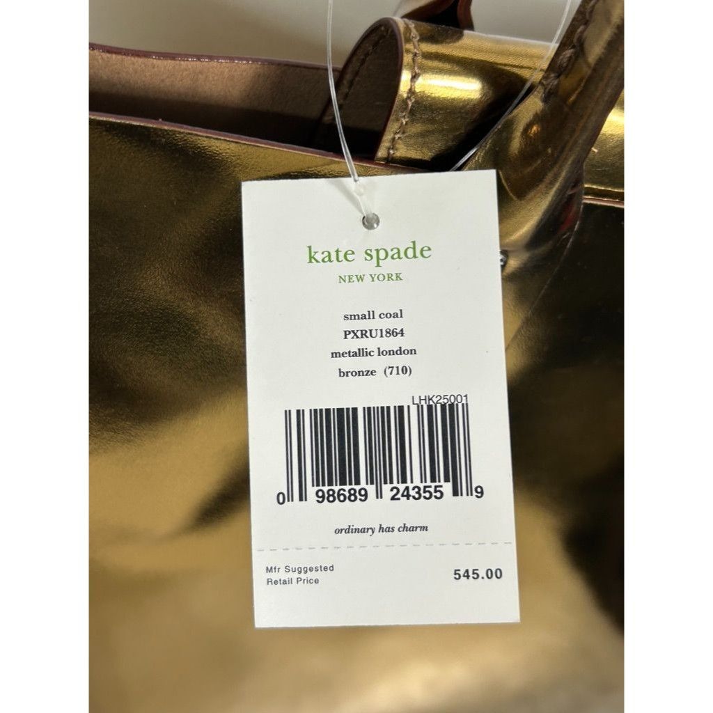 Kate Spade Kate Spade Small Coal Tote in Metallic London Bronze - NWT* Size ONE SIZE - 3 Thumbnail