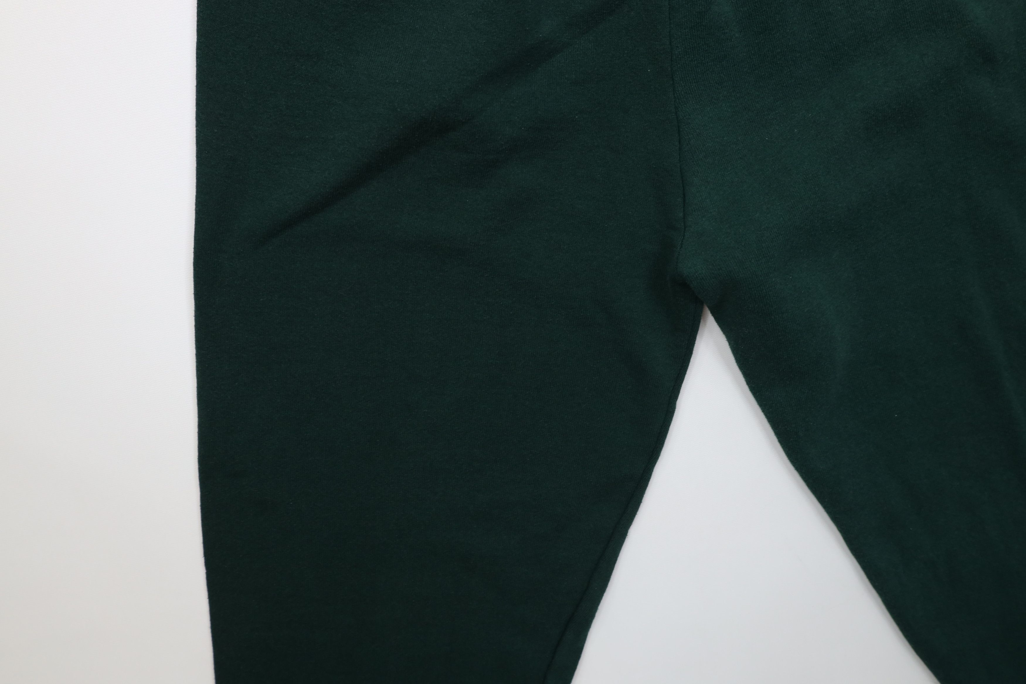 Vintage Vintage 90s Streetwear Blank Sweatpants Joggers Pants Green Size 28" / US 6 / IT 42 - 6 Thumbnail