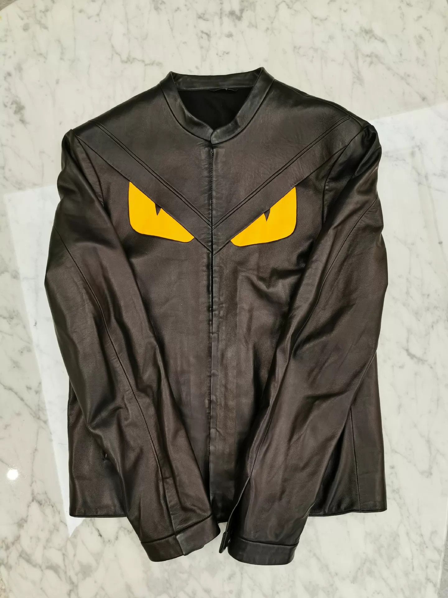 Fendi FENDI Classic Monster Leather Jacket 46 Size US S / EU 44-46 / 1 - 7 Thumbnail