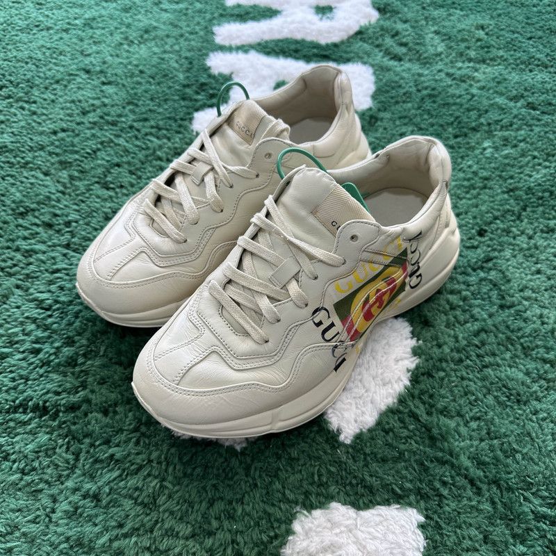 Gucci Gucci Rhyton Double G Logo Sneaker for Men 0079 Size US 8 / EU 41 - 1 Thumbnail