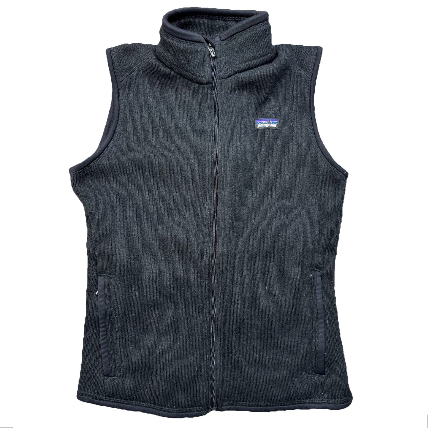 Patagonia Patagonia Better Sweater Vest Women's S Black Zip Vest Outdoor Hiking Lightweight Pockets 25887 Size S / US 4 / IT 40 - 2 Thumbnail