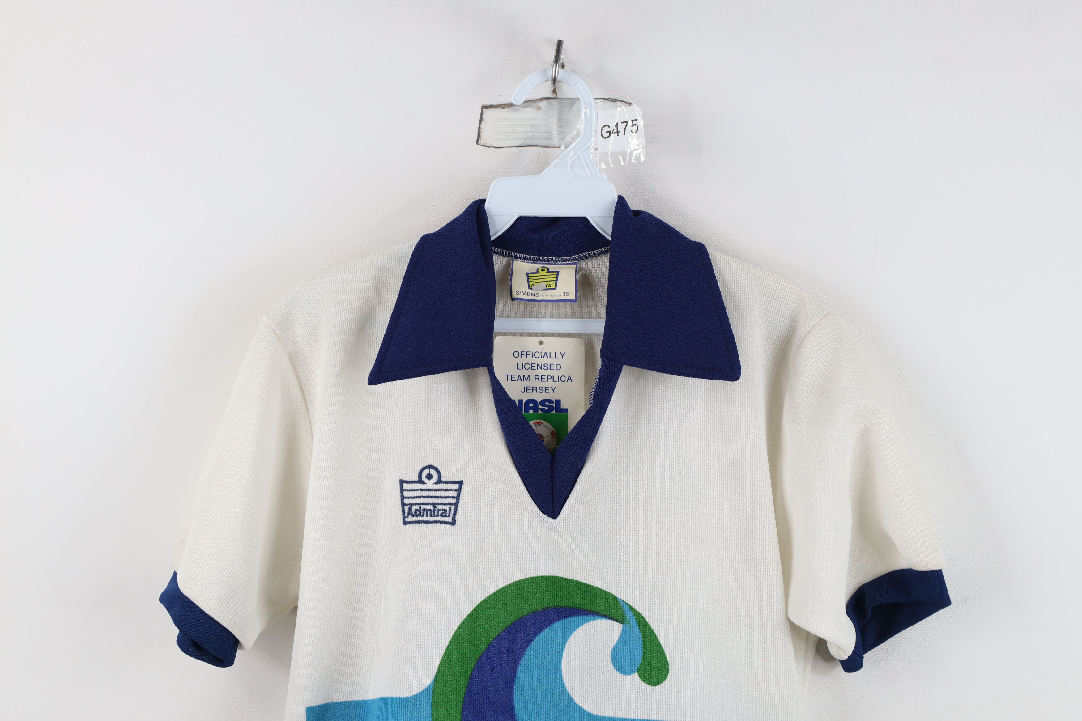 Vintage Deadstock Vintage 70s California Soccer Jersey White USA Size US S / EU 44-46 / 1 - 2 Thumbnail