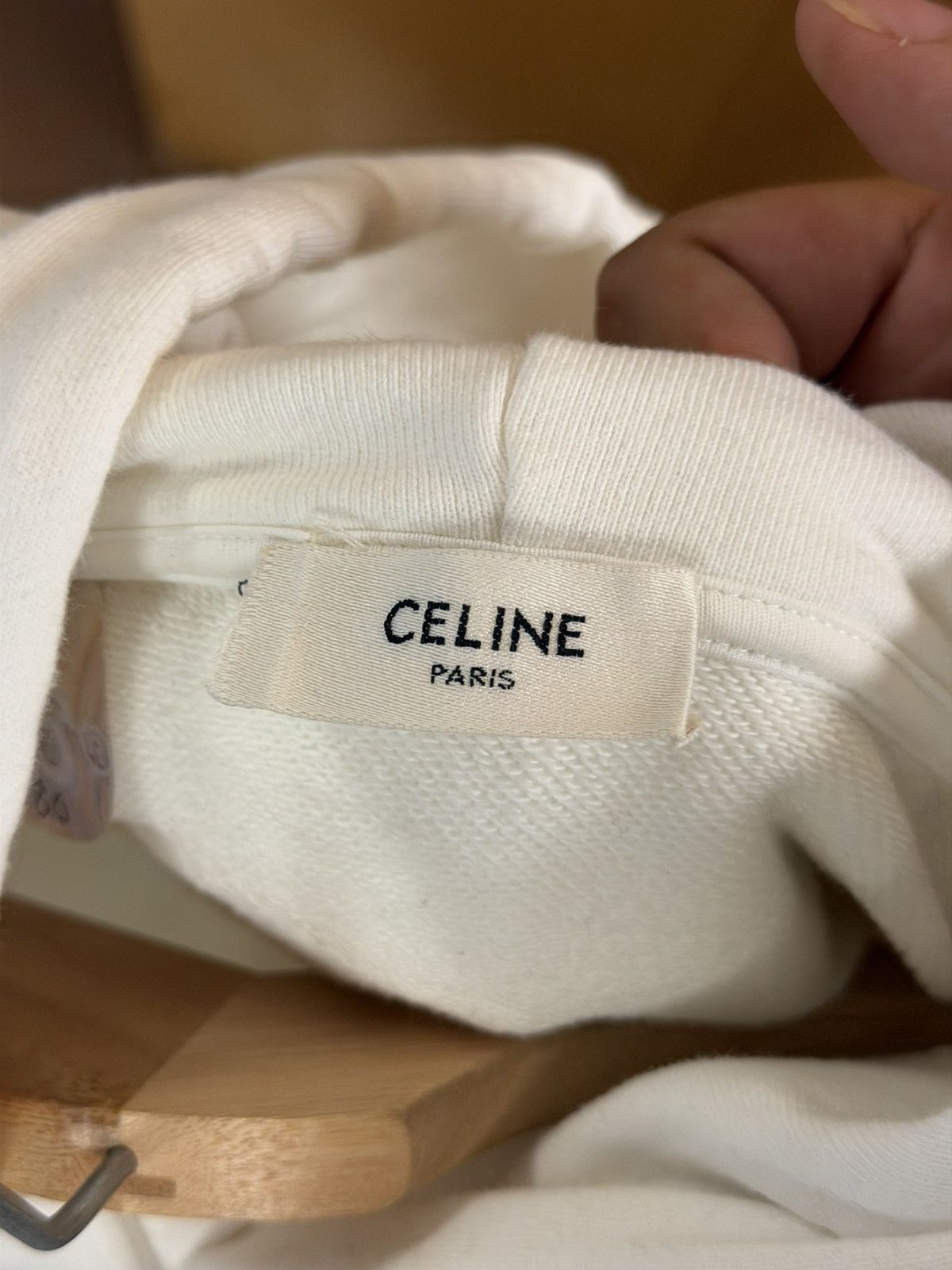Celine Celine Studded Damier Logo Hoodie Size US M / EU 48-50 / 2 - 3 Thumbnail