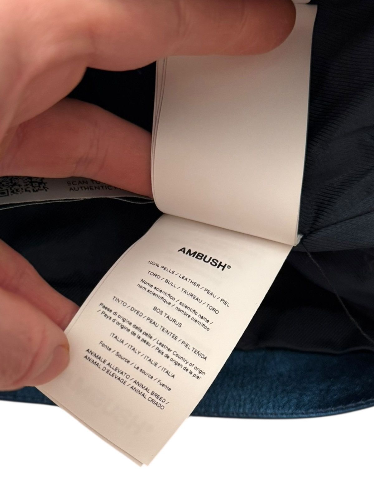 Ambush Design $3,800 Separate Belt Leather Metallic Blue Skirt Size 26" / US 2 / IT 38 - 8 Thumbnail