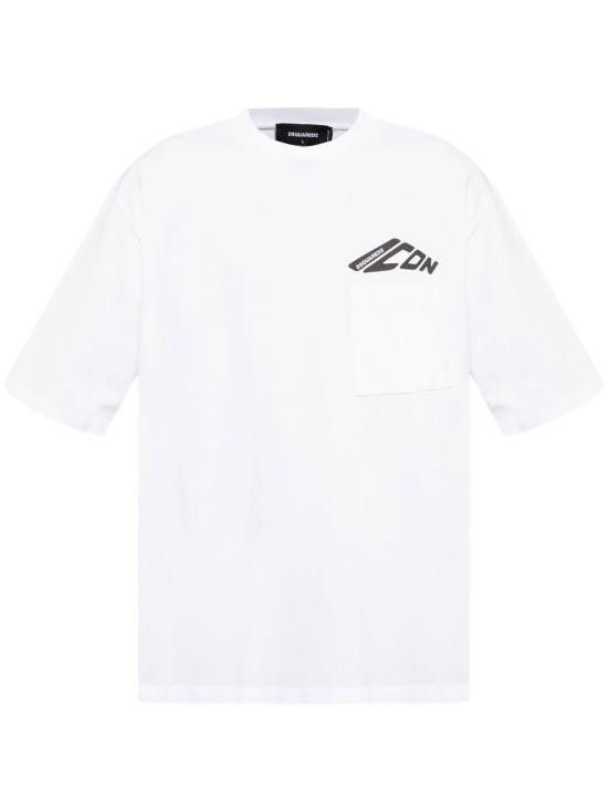 Dsquared2 DSQUARED2 Men T-Shirts S79GC0097 D20033100 White Size US L / EU 52-54 / 3 - 1 Thumbnail