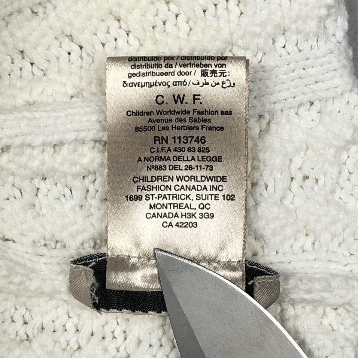 Burberry Burberry Cable Knit Beanie Hat Nova Check Plaid Tag Size ONE SIZE - 9 Thumbnail