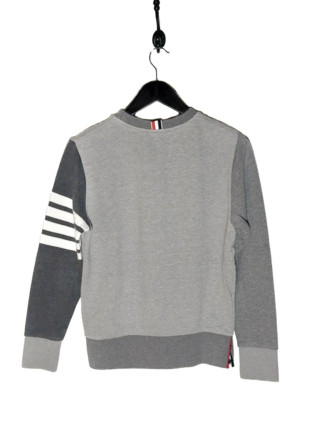 Thom Browne Thom Browne Grey Colourblock 4-bar Sweatshirt Size XS / US 0-2 / IT 36-38 - 2 Thumbnail