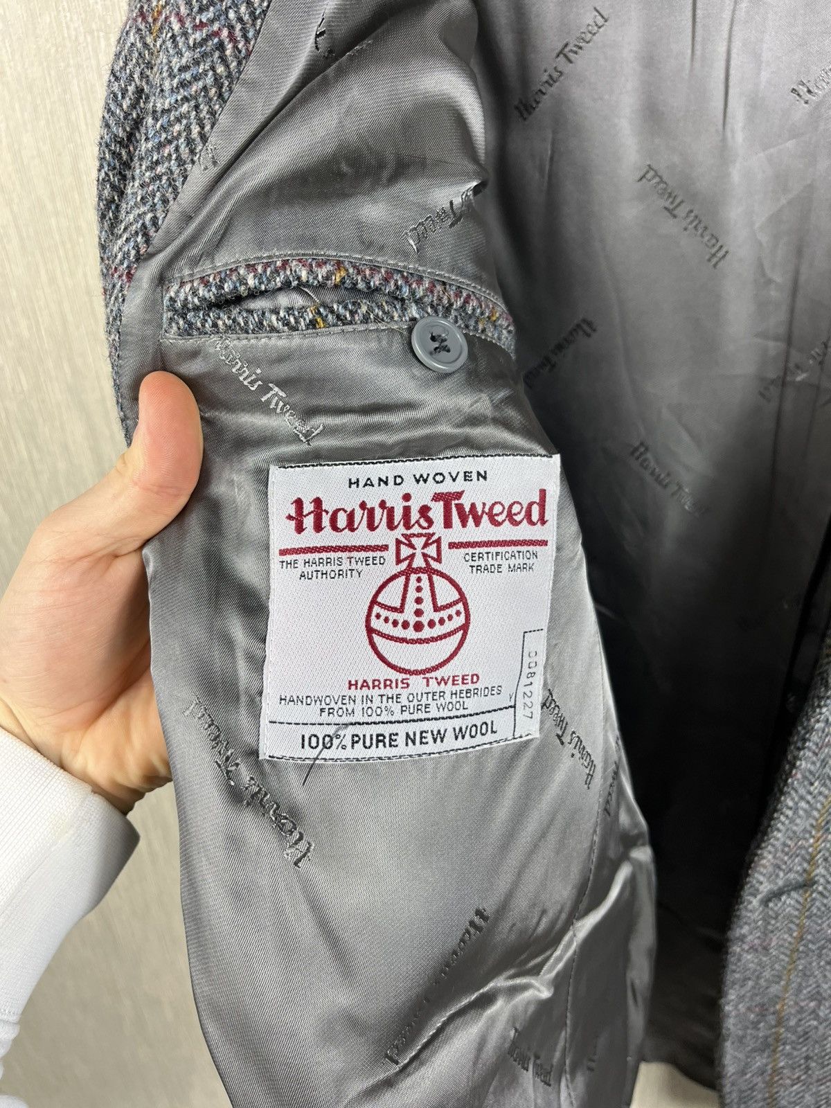 Harris Tweed × Vintage Vintage Harris Tweed wool herringbone coat jacket pattern Size US XL / EU 56 / 4 - 20 Thumbnail