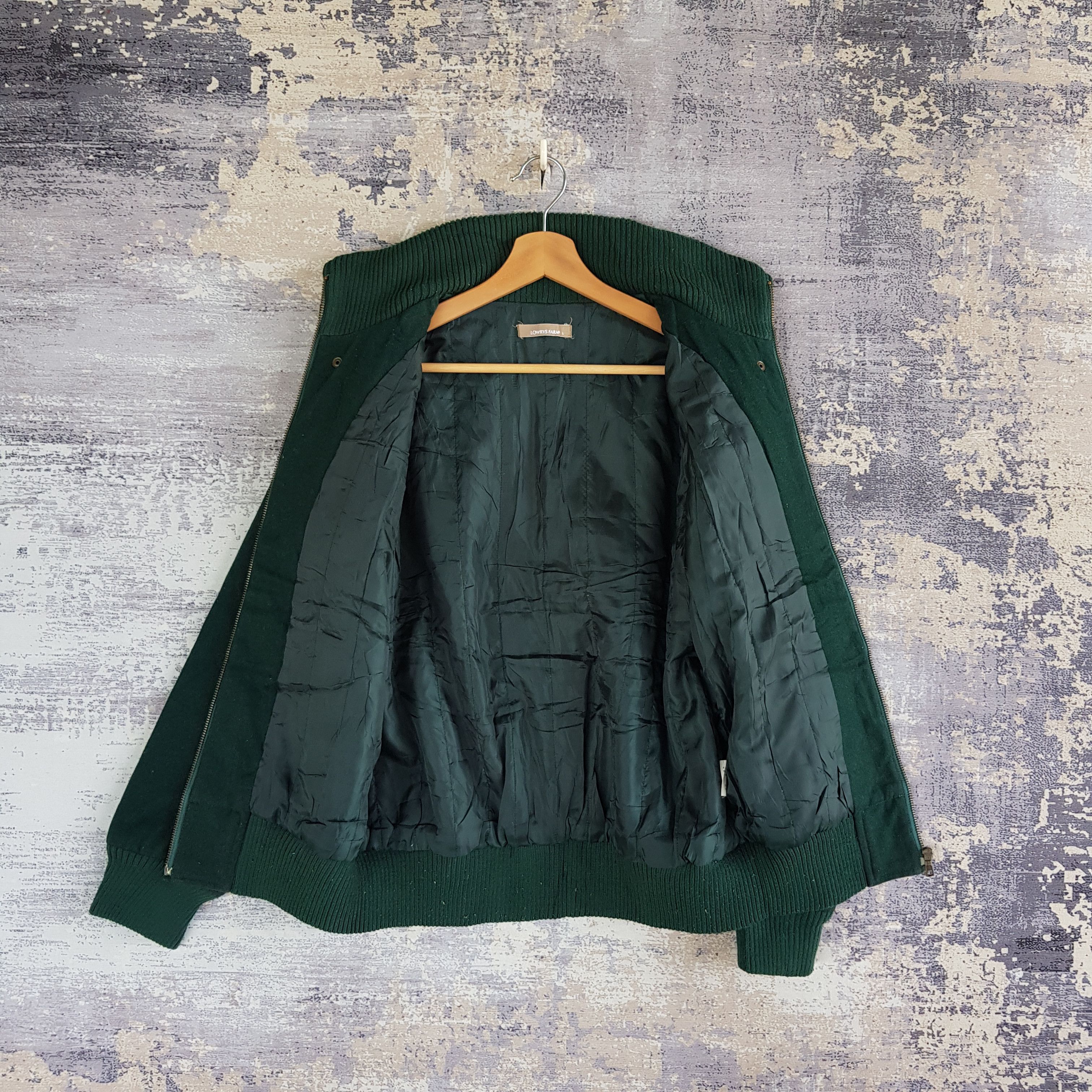 Japanese Brand × Vintage Vintage Lowrys Farm Varsity Jacket Japanese Wool Jacket Size US S / EU 44-46 / 1 - 4 Thumbnail