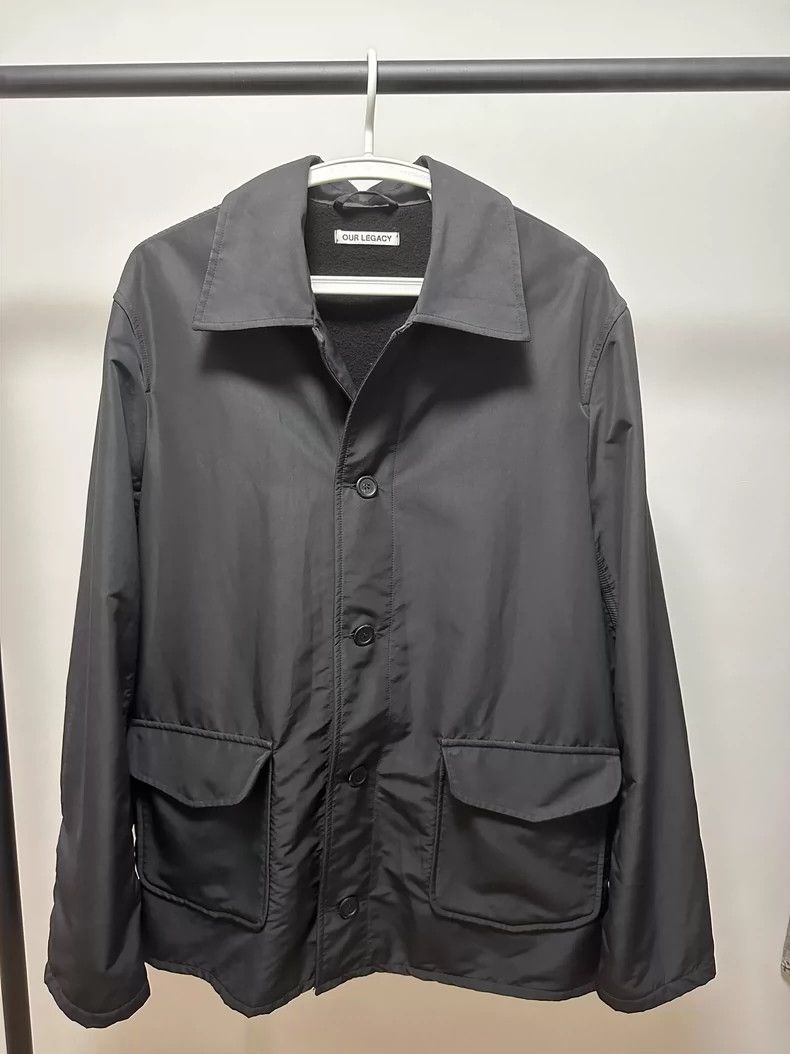 Our Legacy our legacyBlack jacket with plush 2503-Nextarrow Size US S / EU 44-46 / 1 - 1 Thumbnail