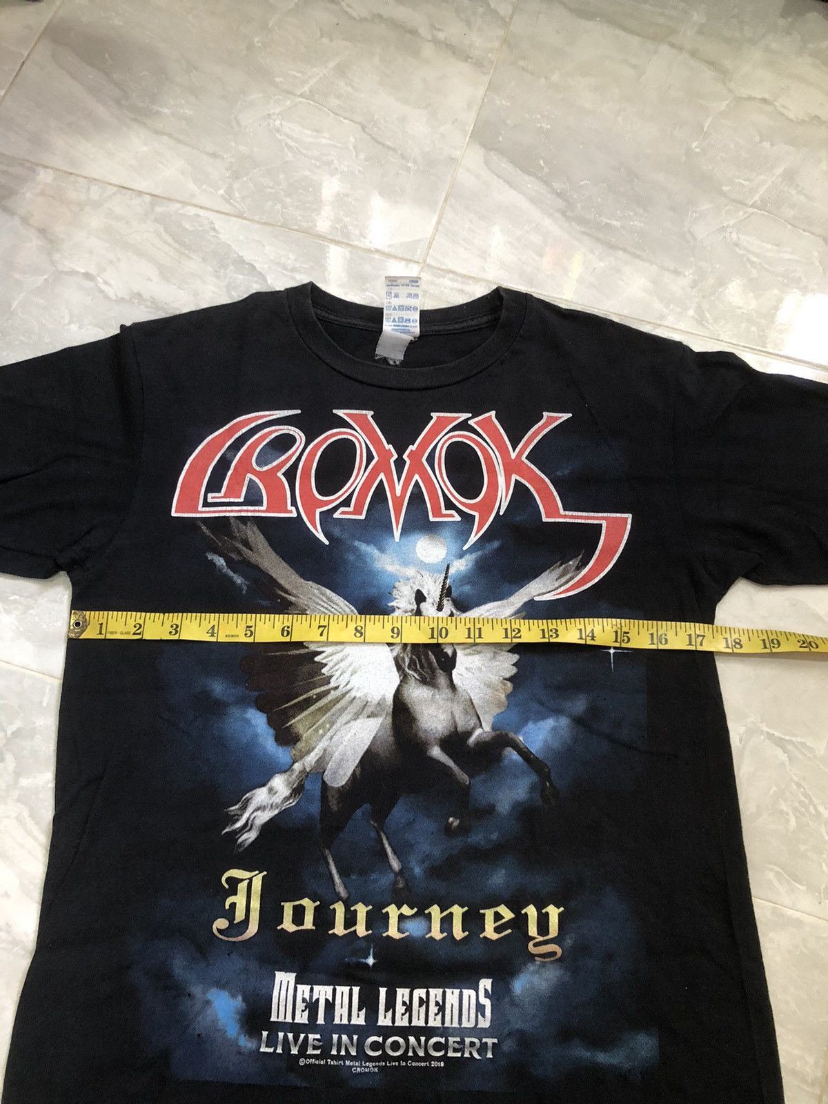 Band Tees Cromok Journey Metal Legends Concert Tee 2018 Size US S / EU 44-46 / 1 - 10 Thumbnail