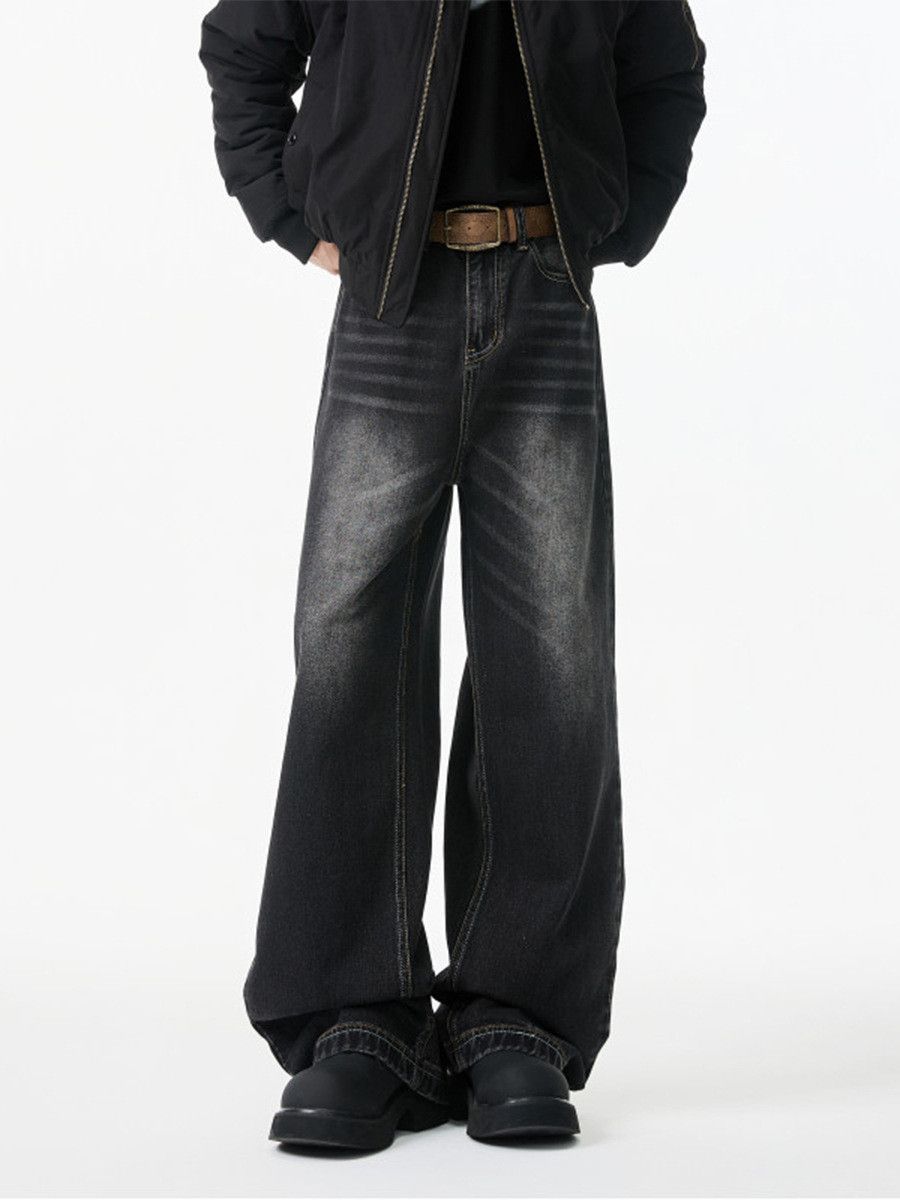 Japanese Brand American cleanfit men's straight loose wide-leg jeans Size US 32 / EU 48 - 1 Thumbnail