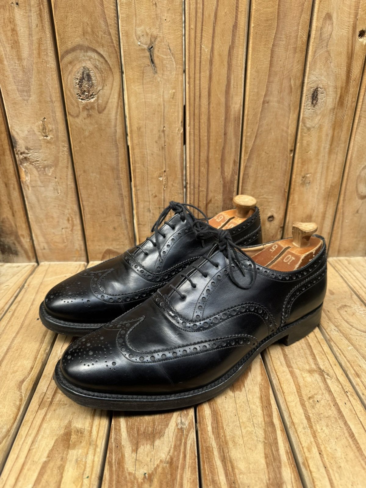 Church's Church’s ‘FRANKLIN’ black wingtip brogue Mens shoes US 11 F Size US 11 / EU 44 - 16 Thumbnail